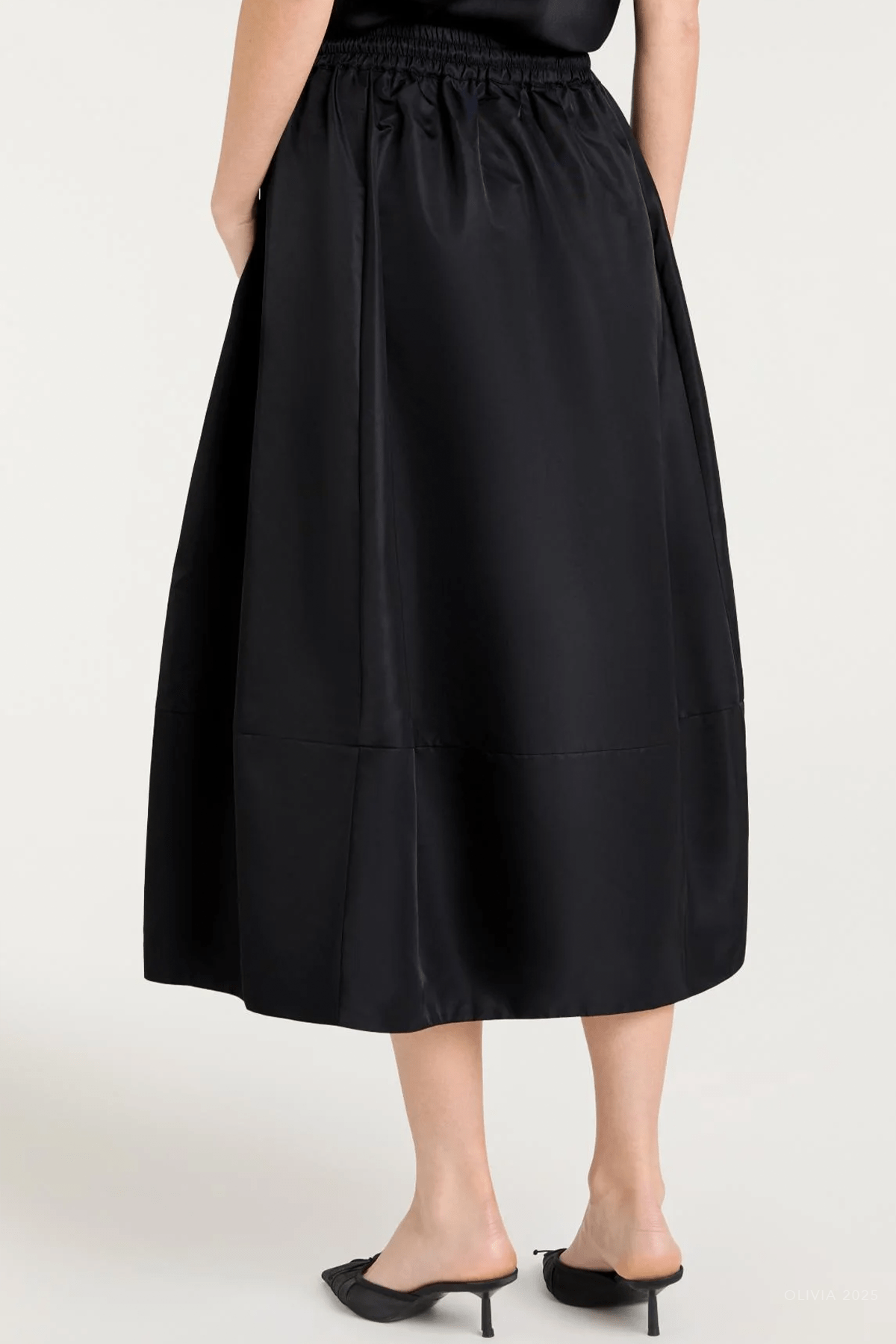 Sirani Midi Skirt in Black - shop - olivia.com