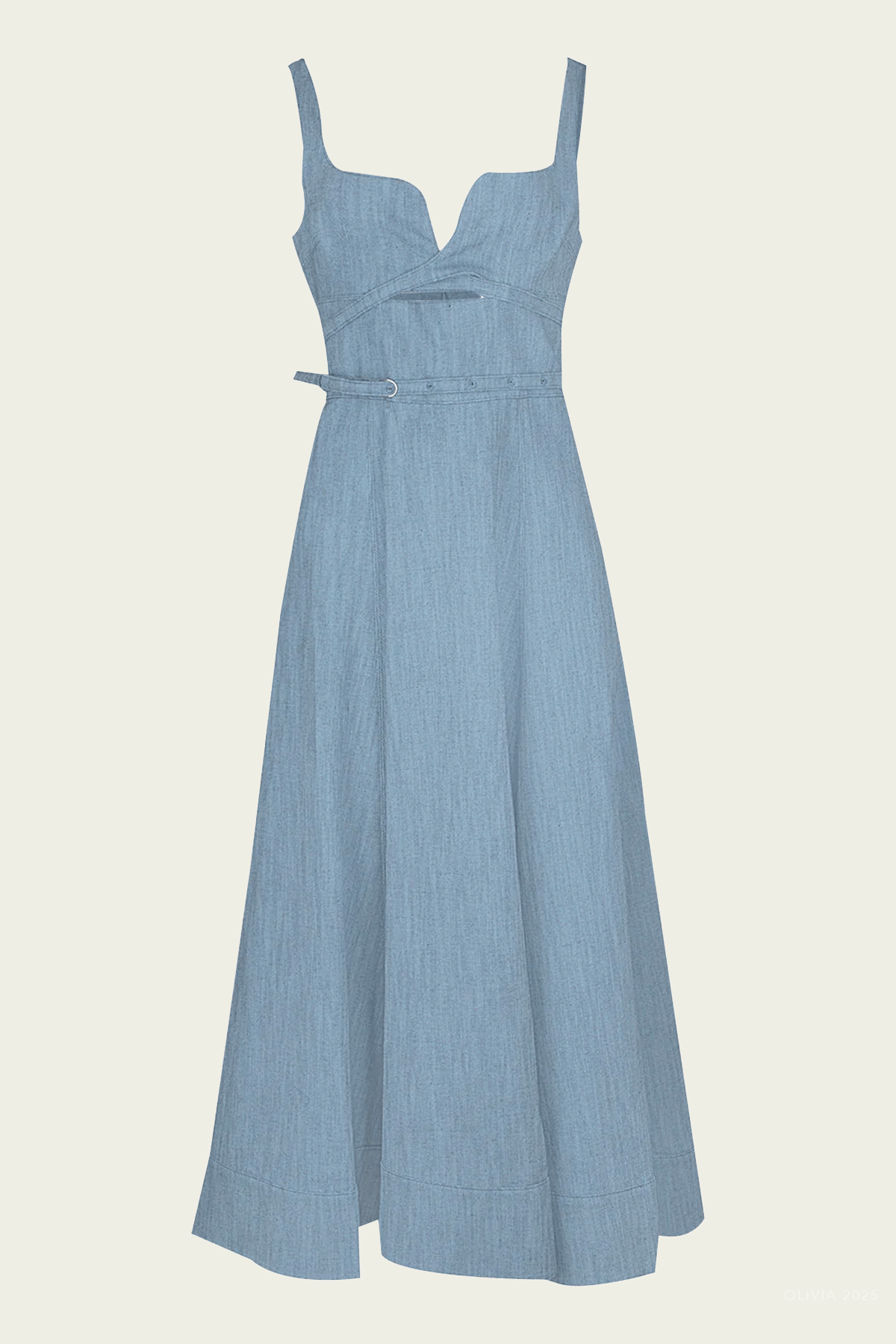 Sirene Dress in Stone Blue - shop - olivia.com