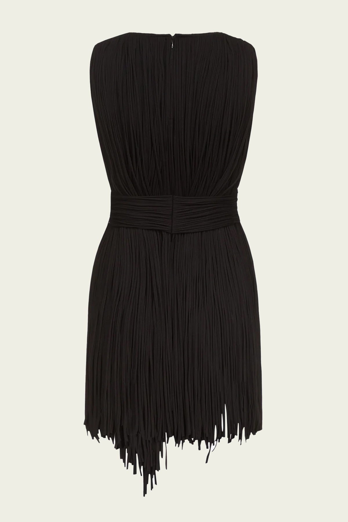 Sleeveless Fringe Top in Black - shop - olivia.com