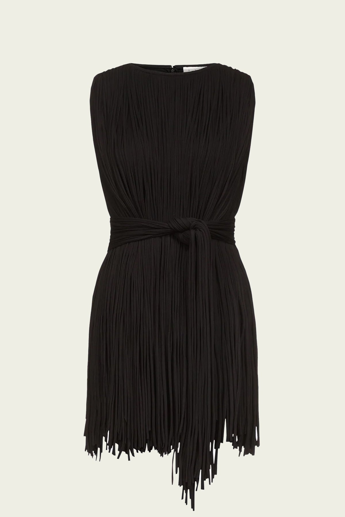 Sleeveless Fringe Top in Black - shop - olivia.com