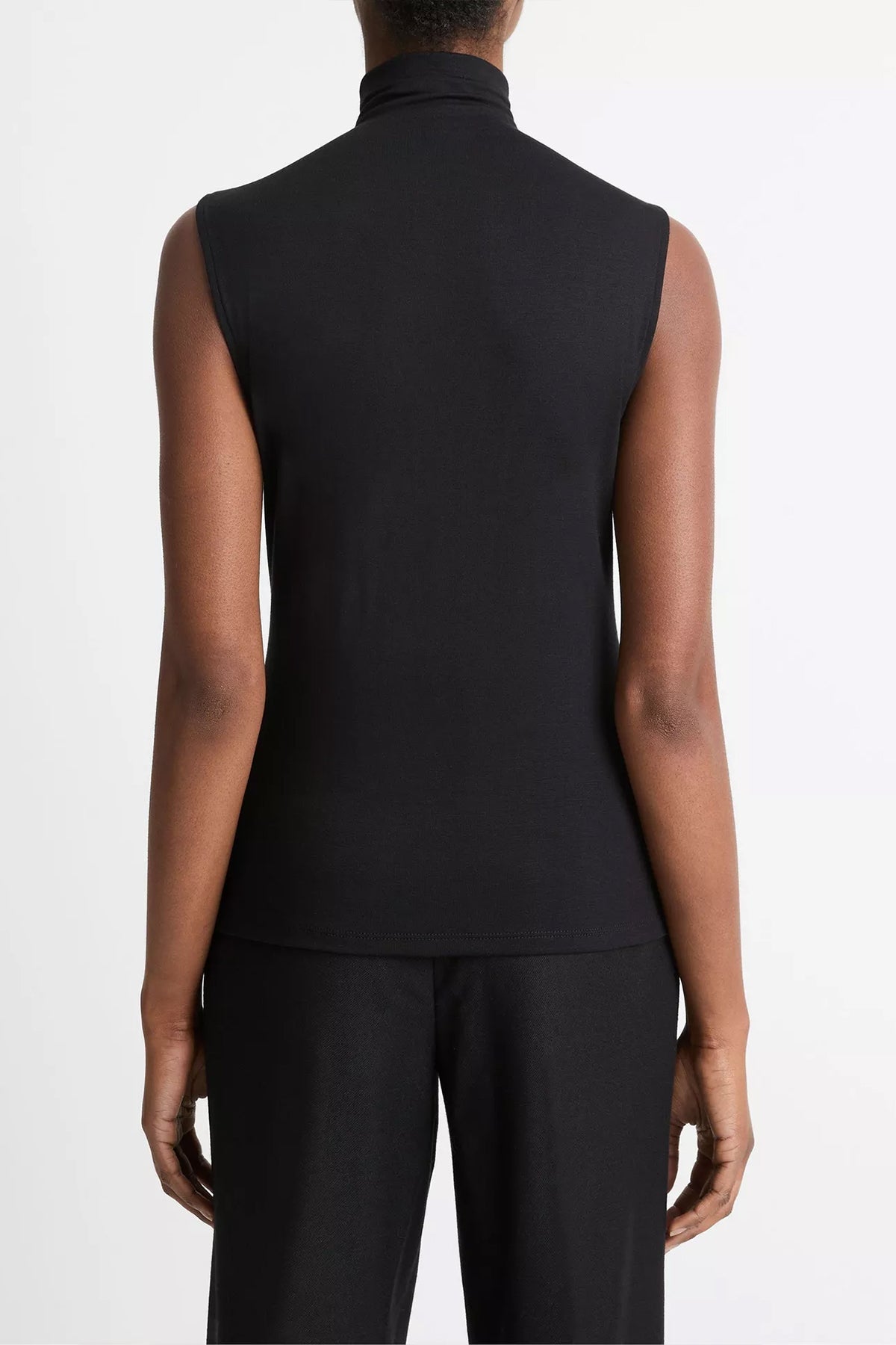 Sleeveless Turtleneck in Black - shop - olivia.com