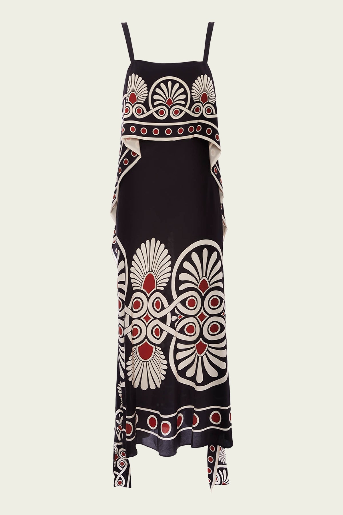 Slip - Around Dress in Medallion Placée Black - shop - olivia.com