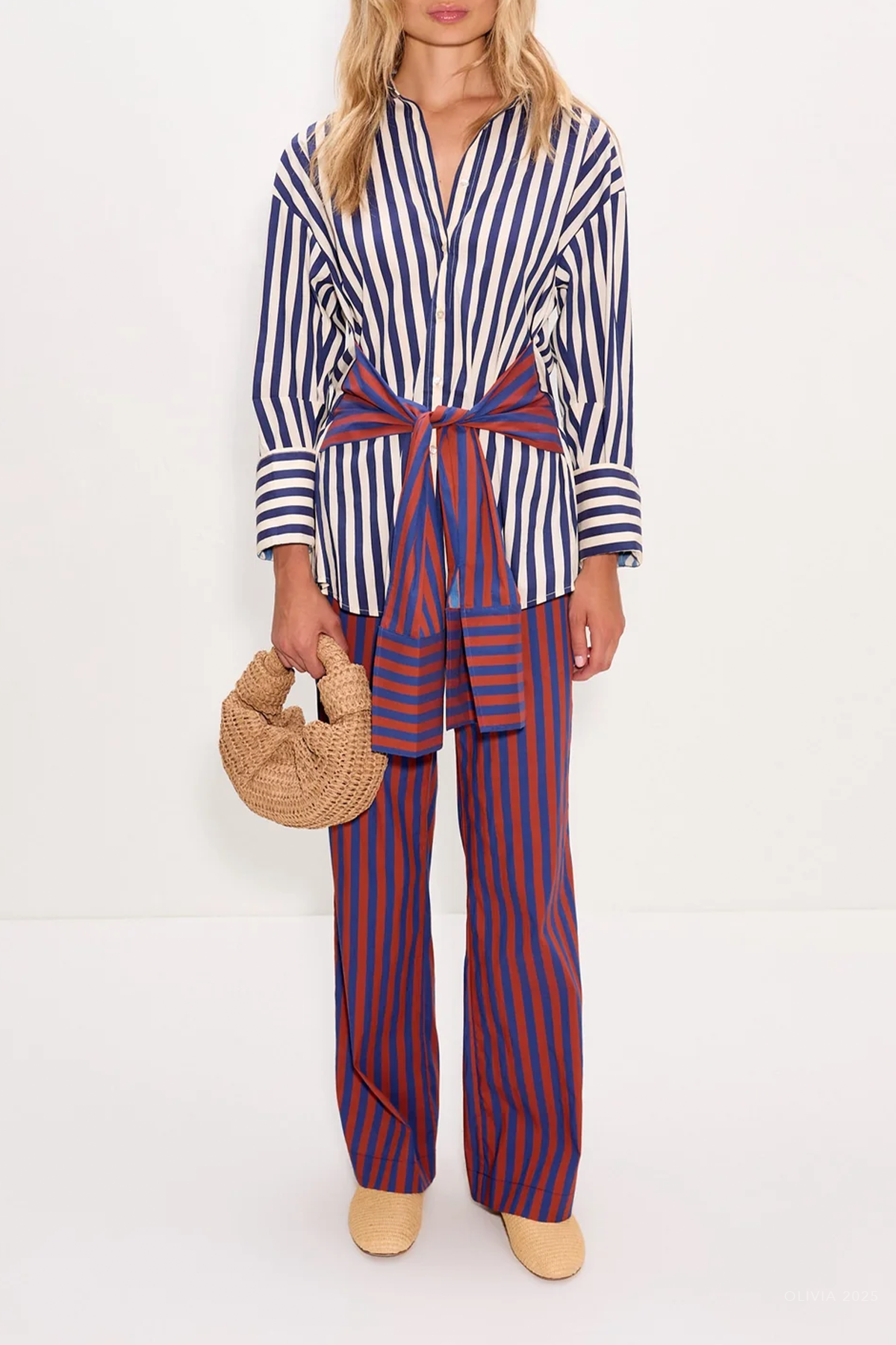 Inna Poplin Top in Multi