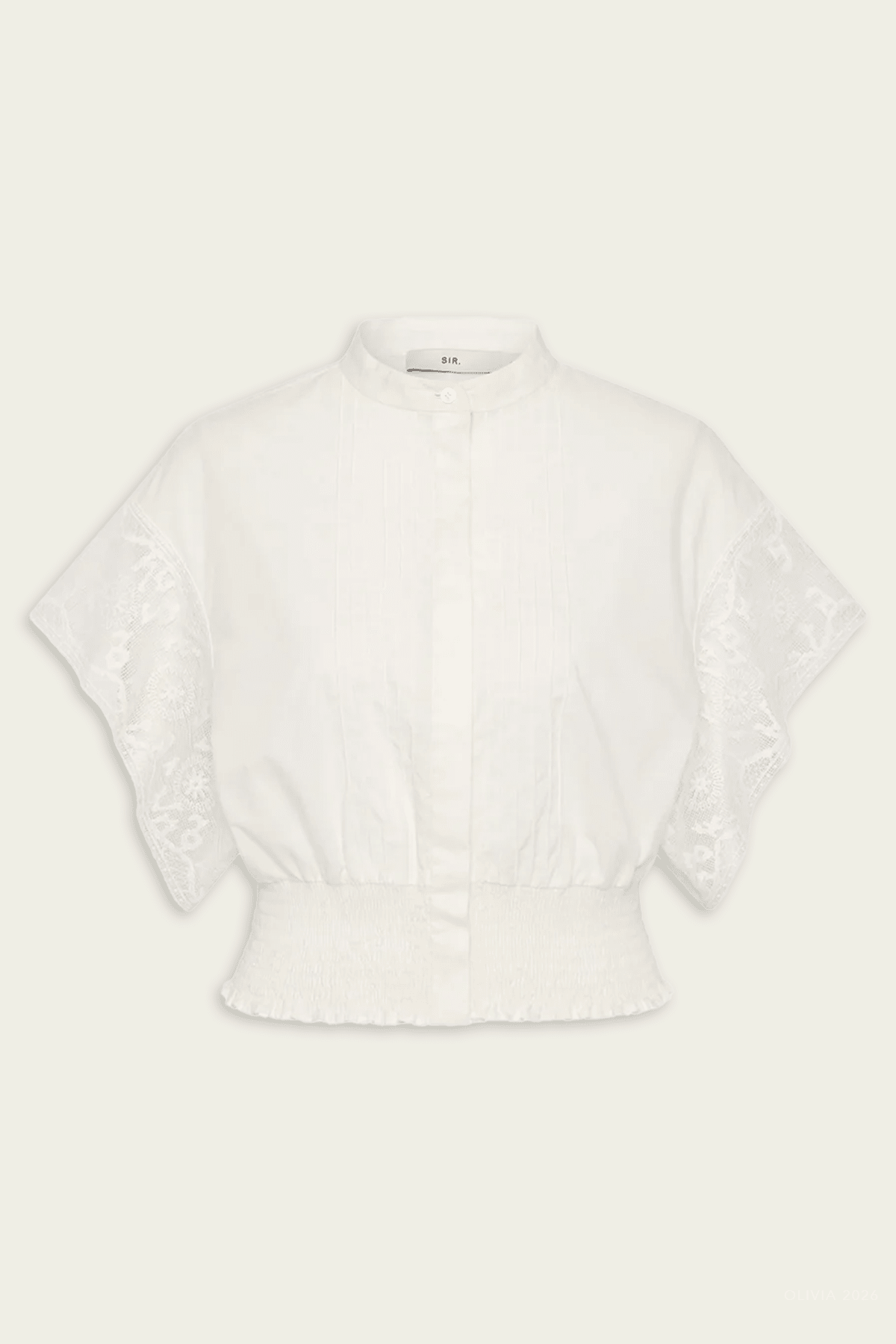 Sola Top in Ivory - shop-olivia.com
