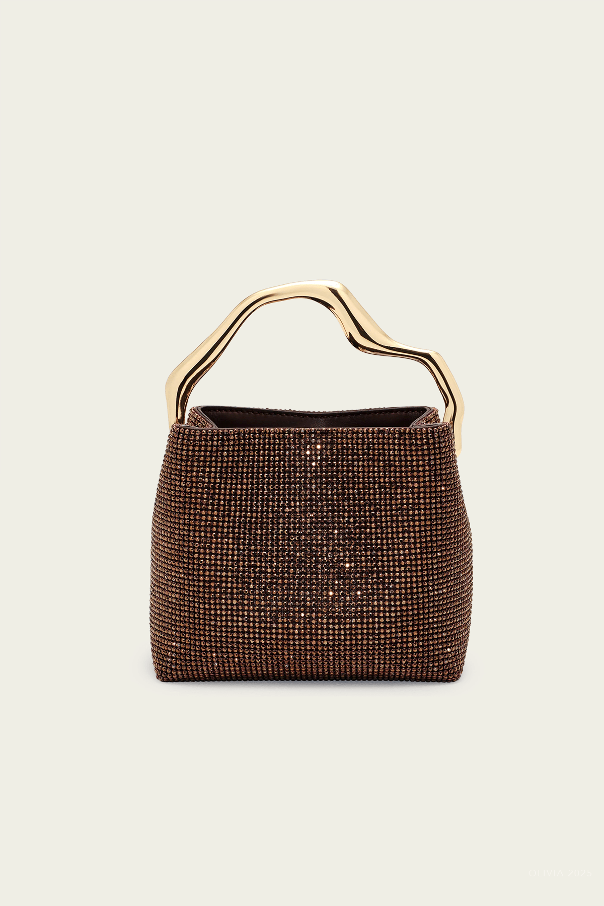 Solene Mini Rhinestone Bag in Java - shop - olivia.com