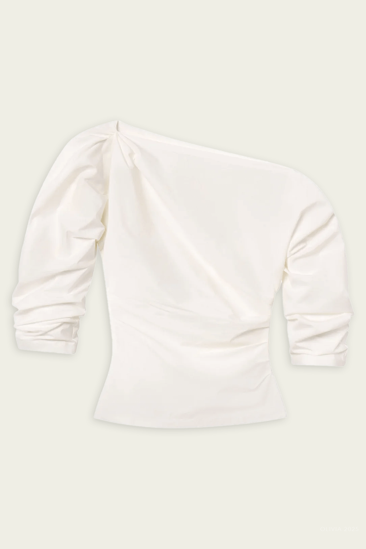 Sona Stretch Cotton Top in White - shop - olivia.com