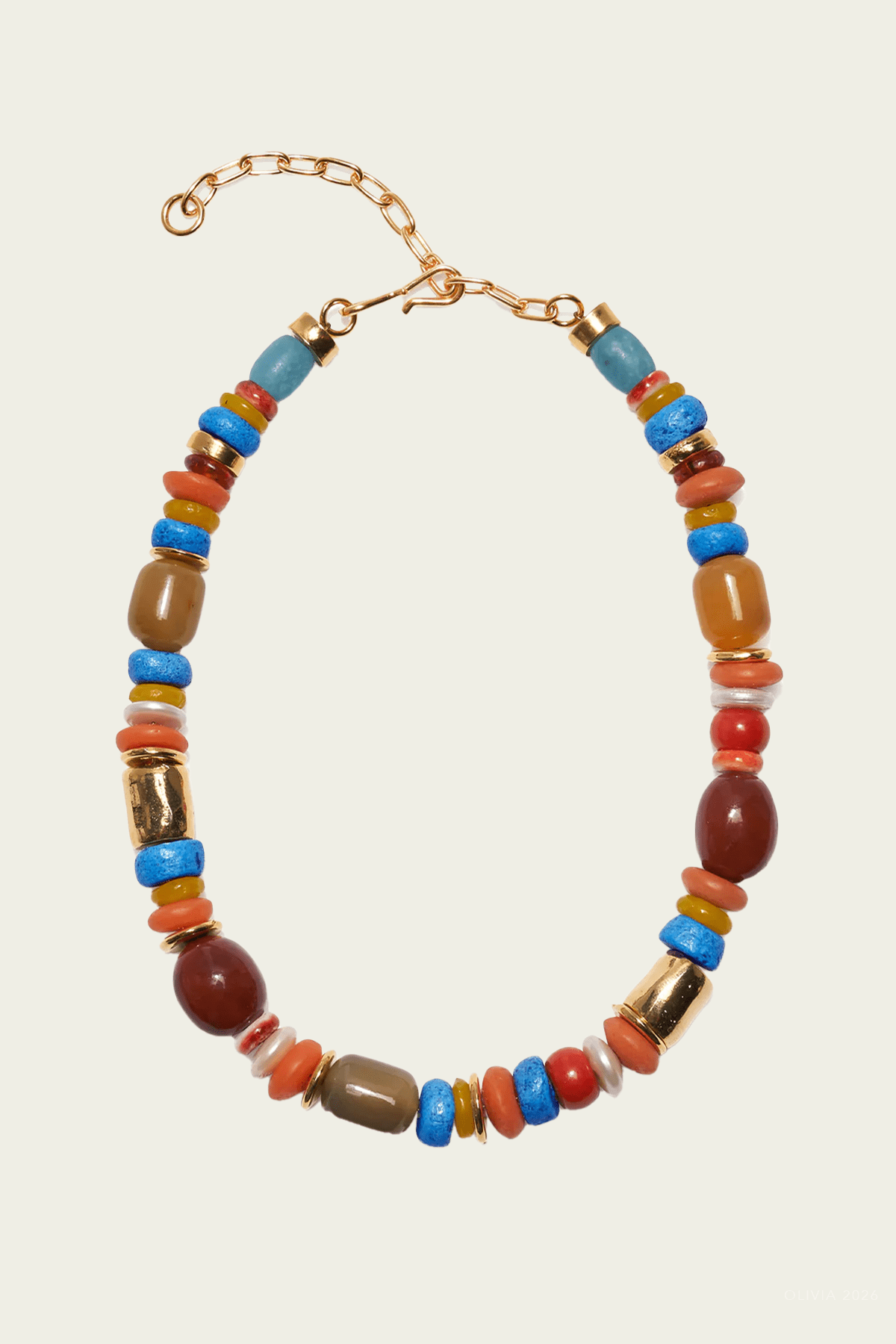 Souvenir Necklace in Sienna - shop-olivia.com