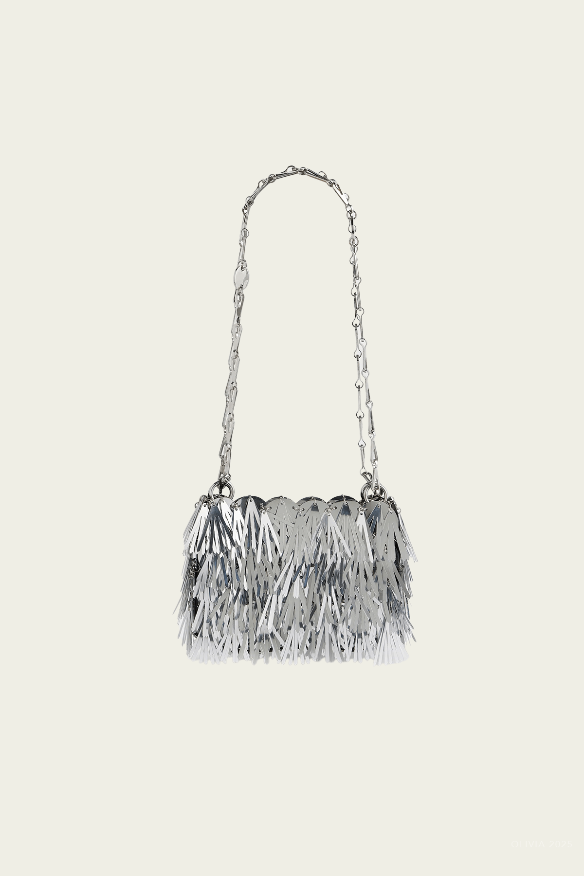 Sparkle Nano Metallic Fur Bag in Silver - shop - olivia.com