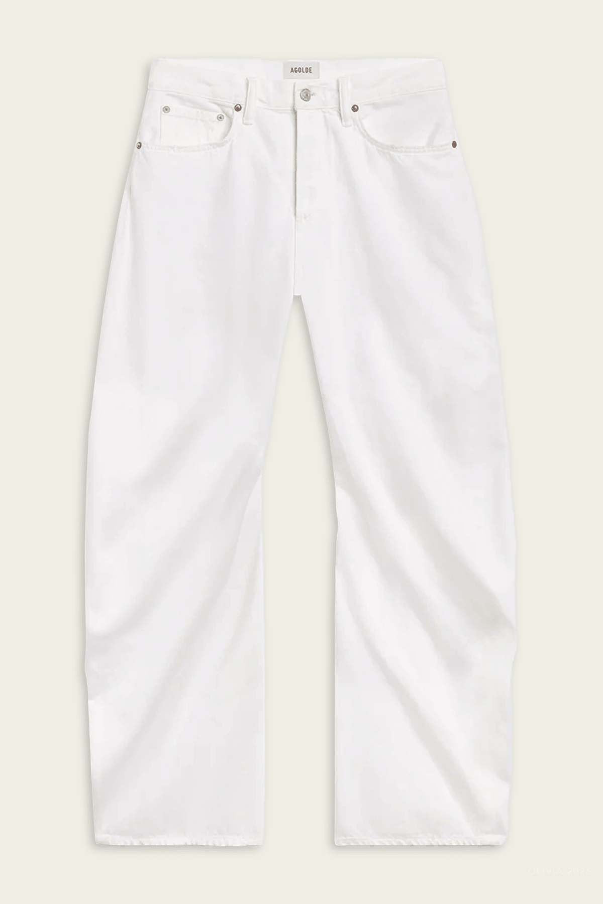 Spiral Jean in Marshmallow - shop-olivia.com