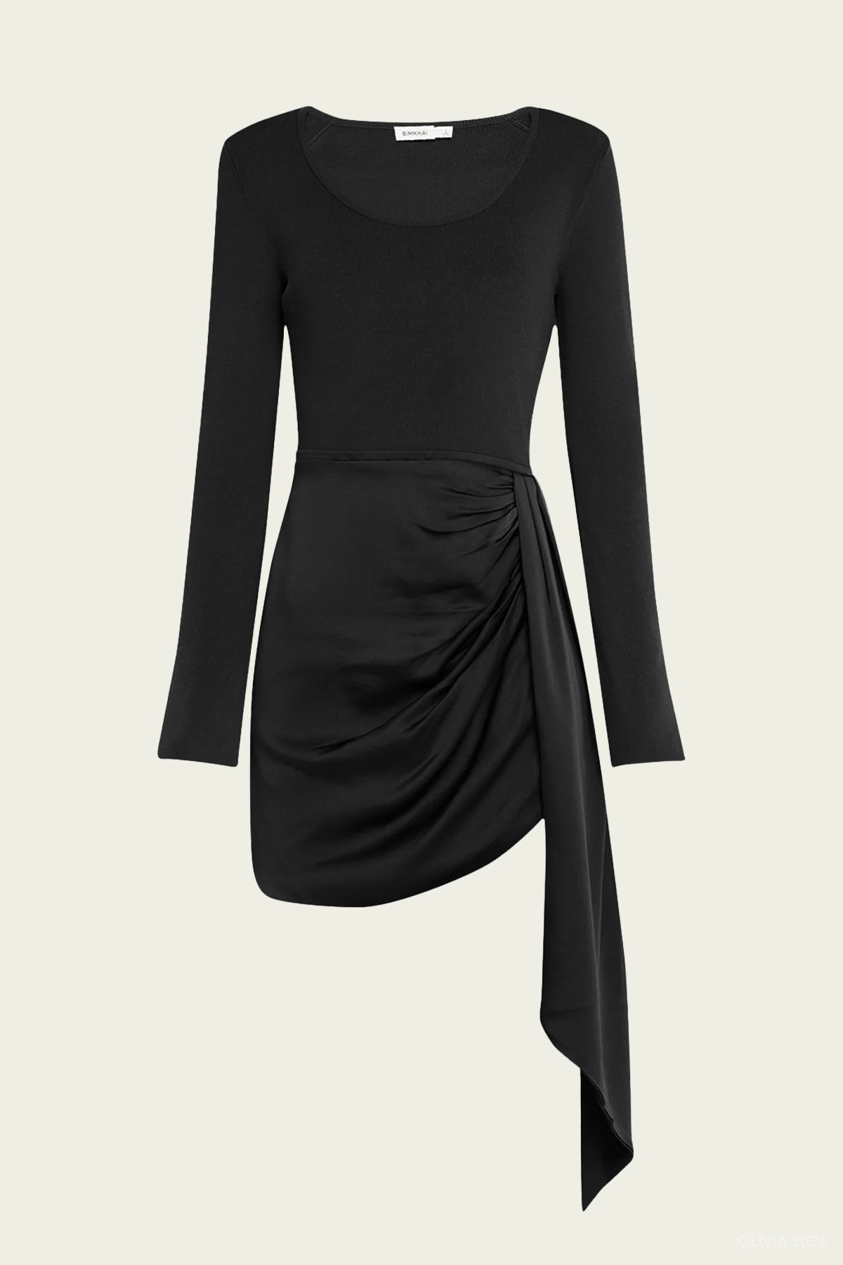 Springer Wrapped Dress in Black - shop - olivia.com