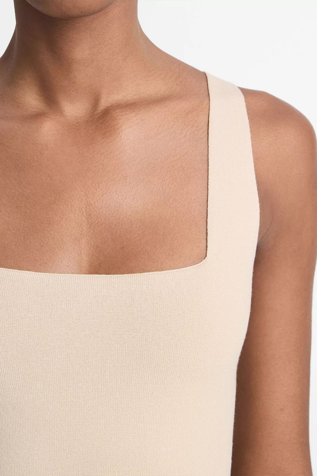 Square - Neck Racerback Tank Top in Beach - shop - olivia.com