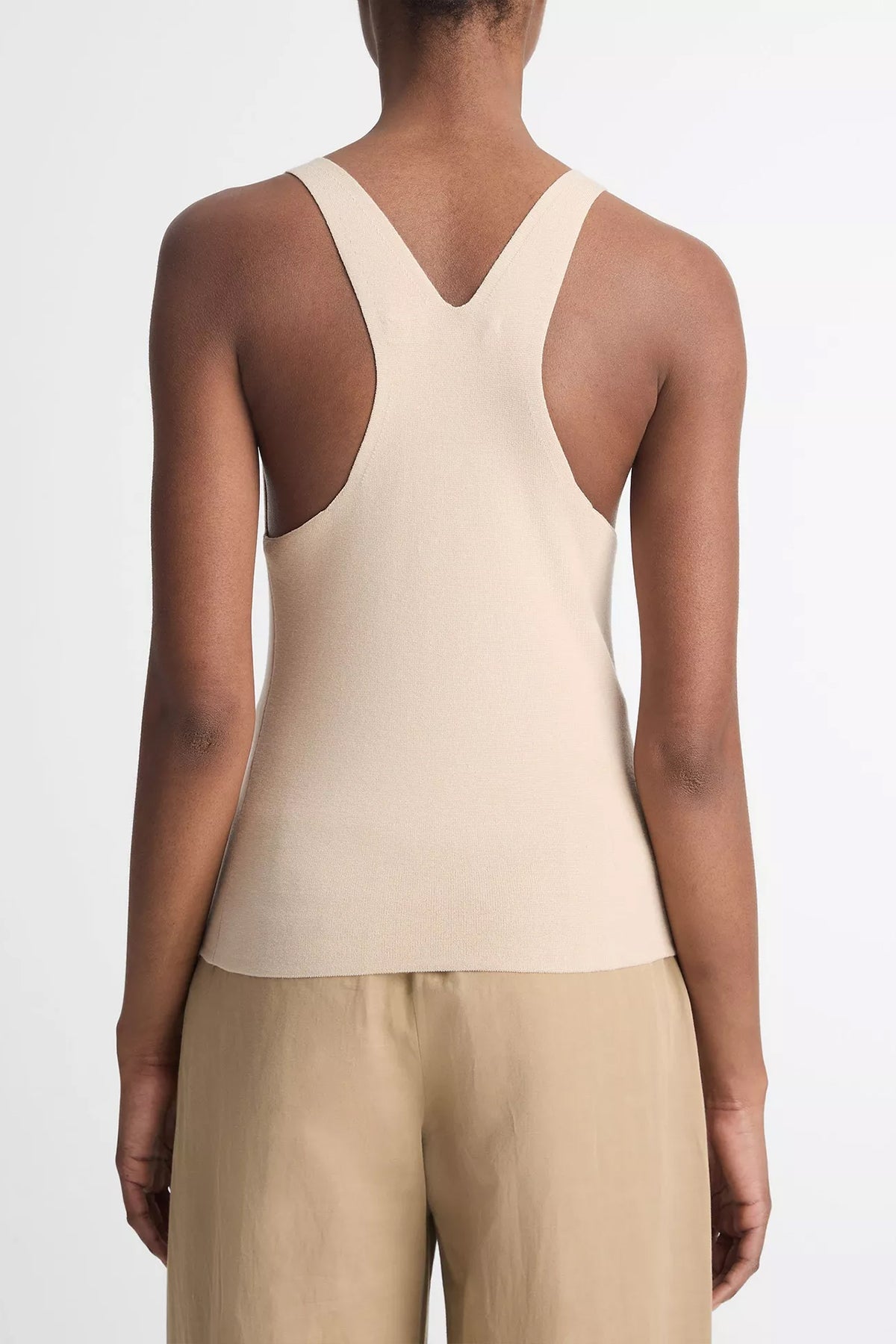 Square - Neck Racerback Tank Top in Beach - shop - olivia.com