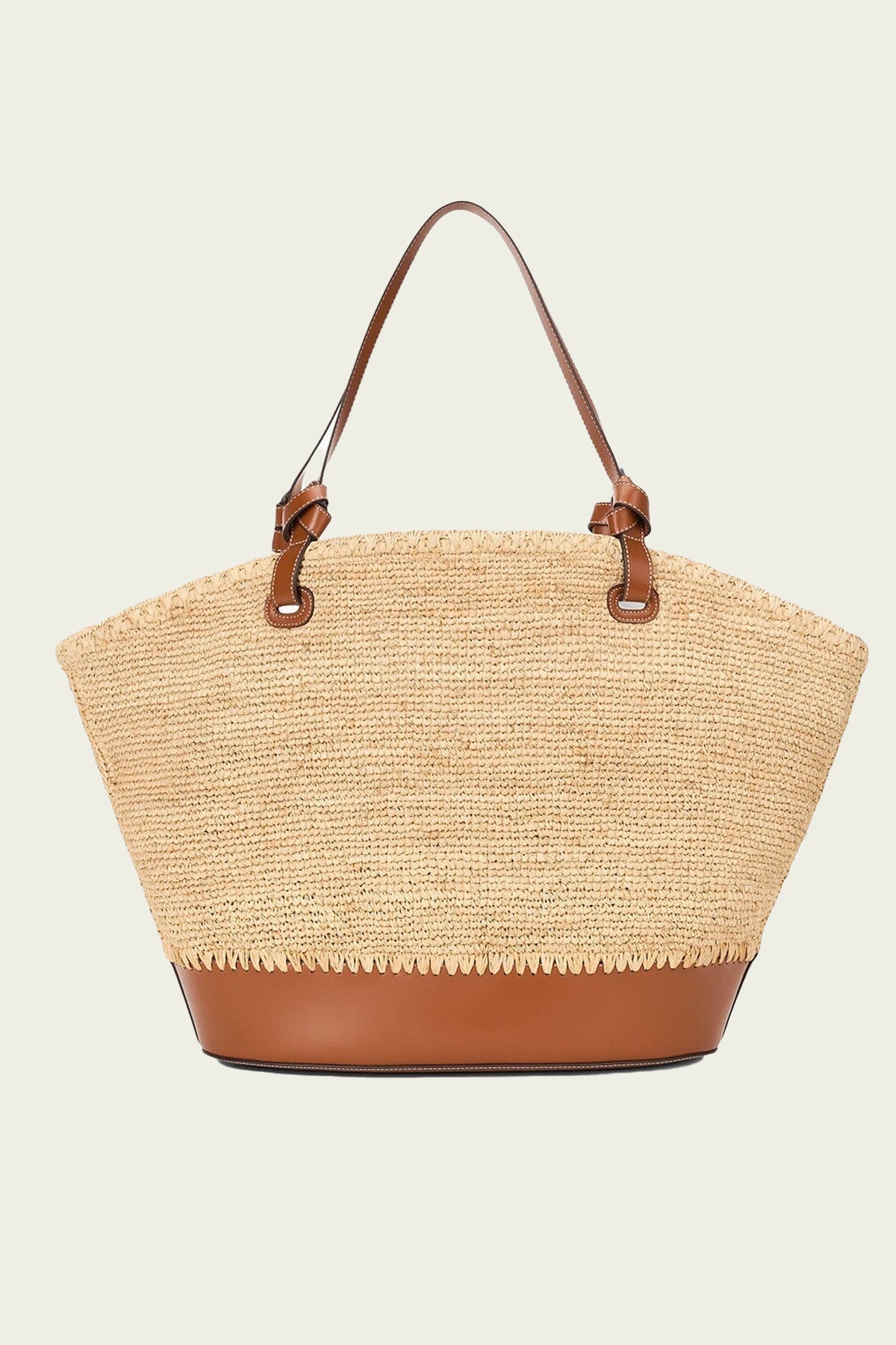 Squillo Raffia Tote in Natural Tan - shop - olivia.com