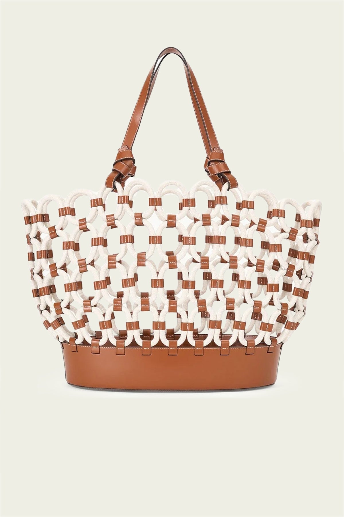 Squillo Rope Tote Bag in Paper Tan - shop-olivia.com