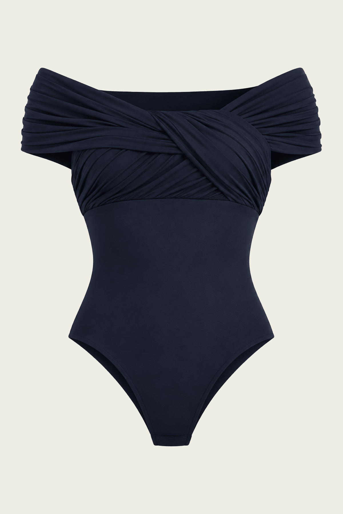 Stam Bodysuit in Navy - shop-olivia.com