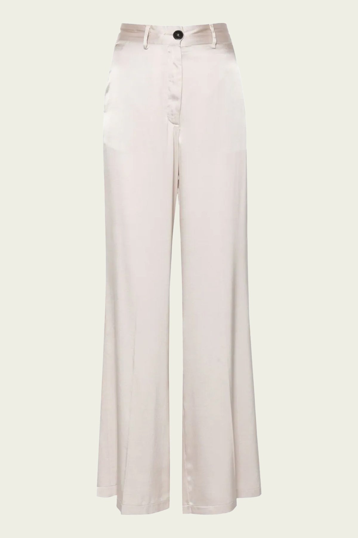 Stretch Satin Silk Sartorial Pants in Perla - shop - olivia.com