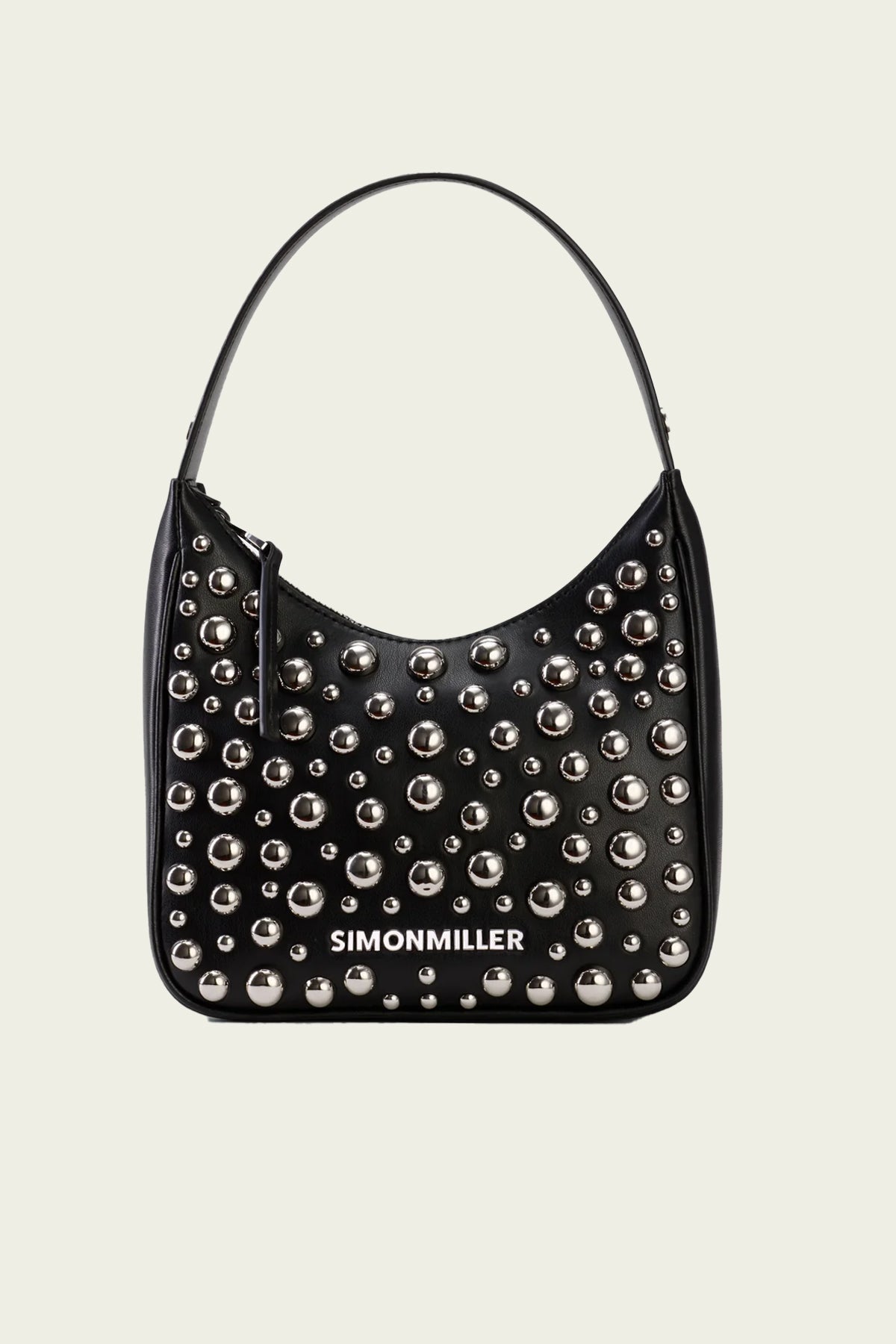 Studded Snap Bag in Black - shop - olivia.com