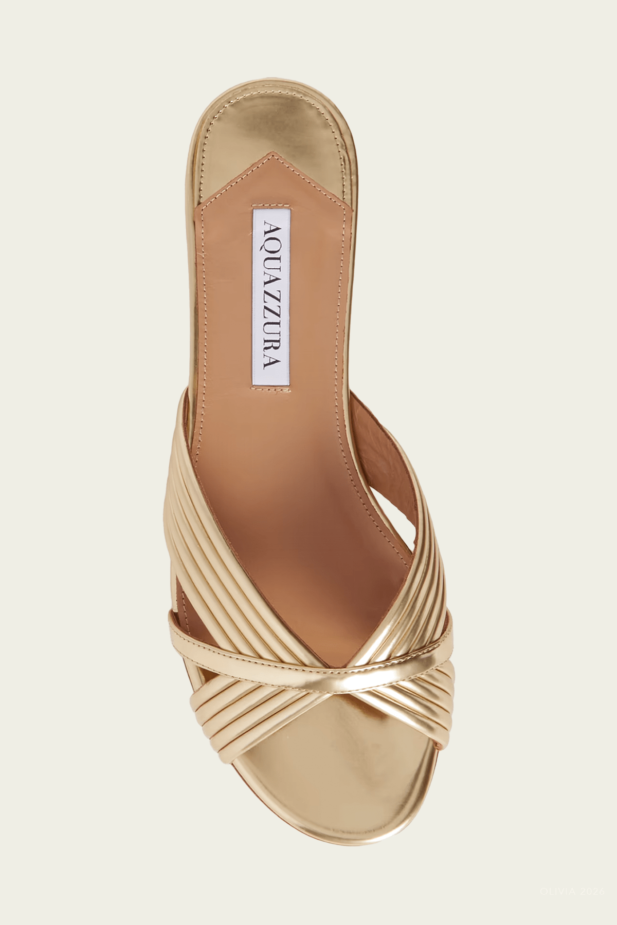 Sundance Slide in Soft Gold - shop - olivia.com