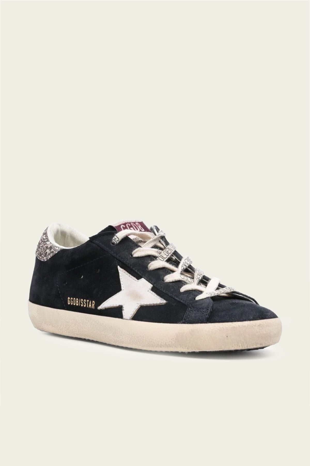 Super - Star Blue Suede Leather Sneaker - shop - olivia.com