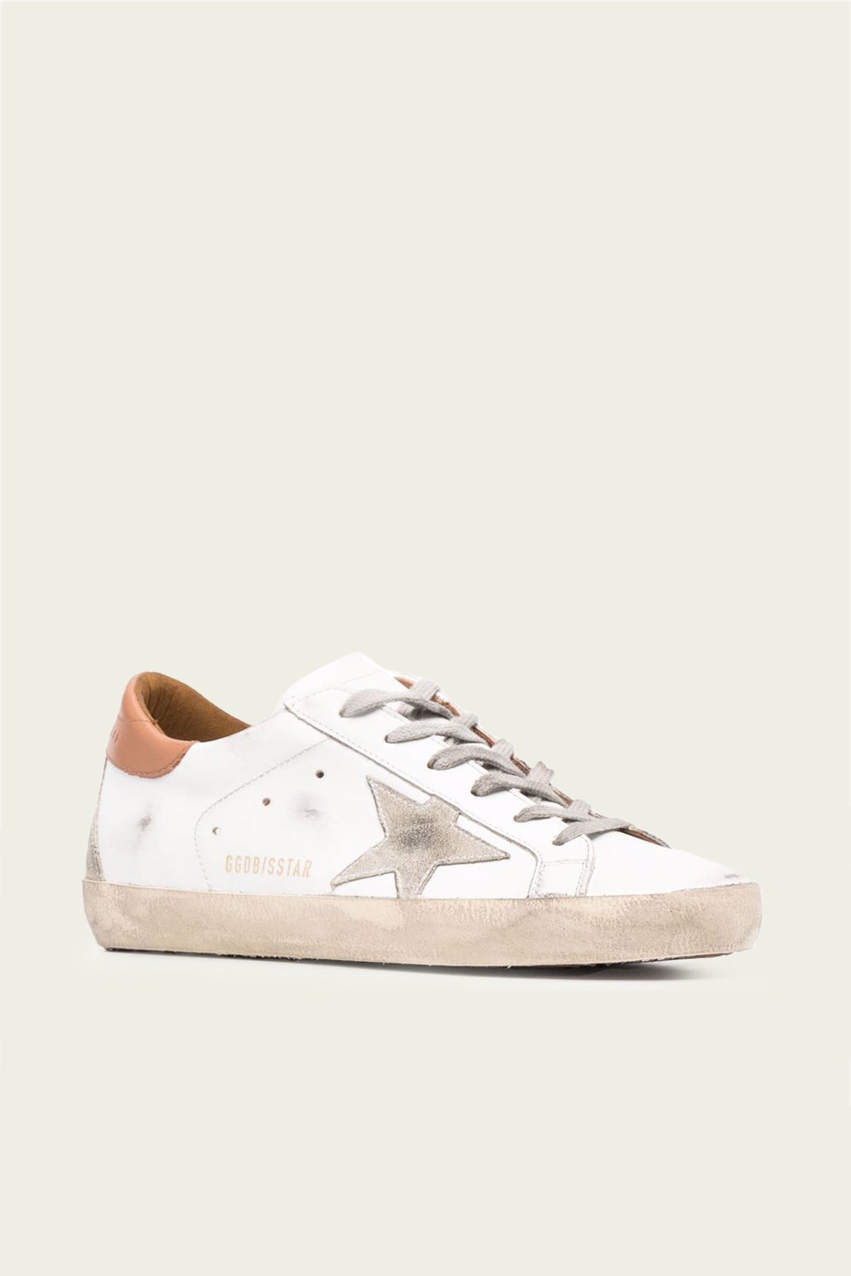 Super - Star Light Brown Toe Leather Sneaker - shop - olivia.com