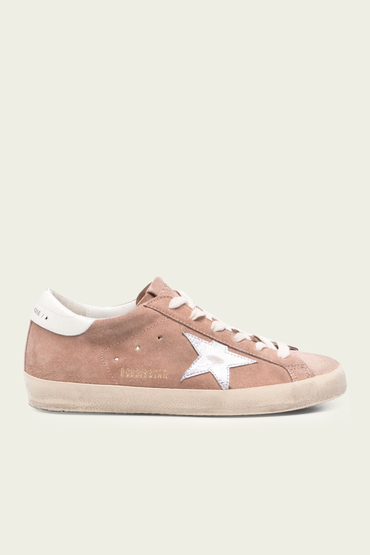 Super - Star Pink Suede Leather Sneaker - shop - olivia.com