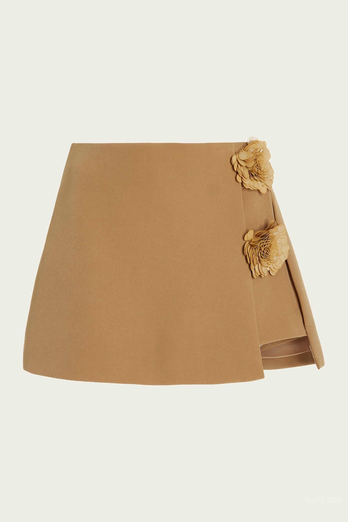 Susie Mini Skirt in Sand - shop - olivia.com