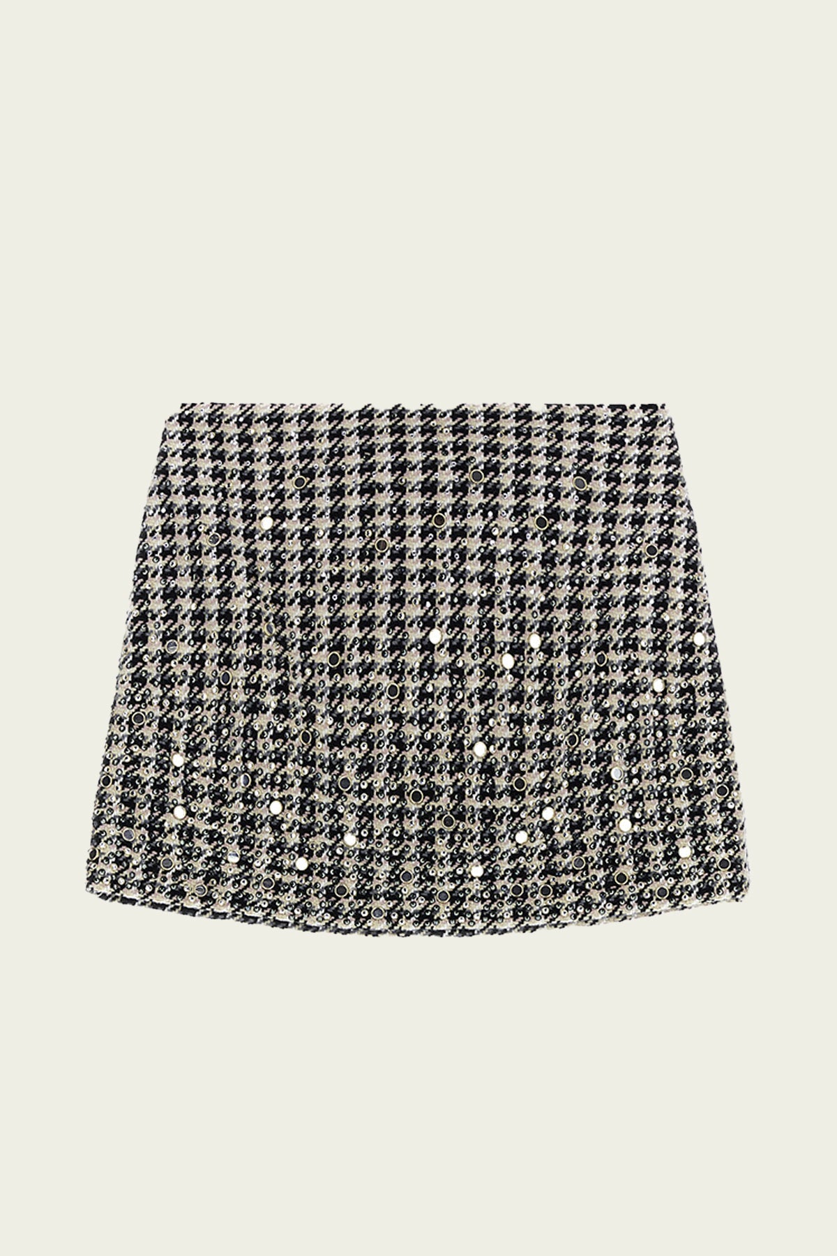 Swarovski Embellished Mini Skirt in Light Blue - shop - olivia.com