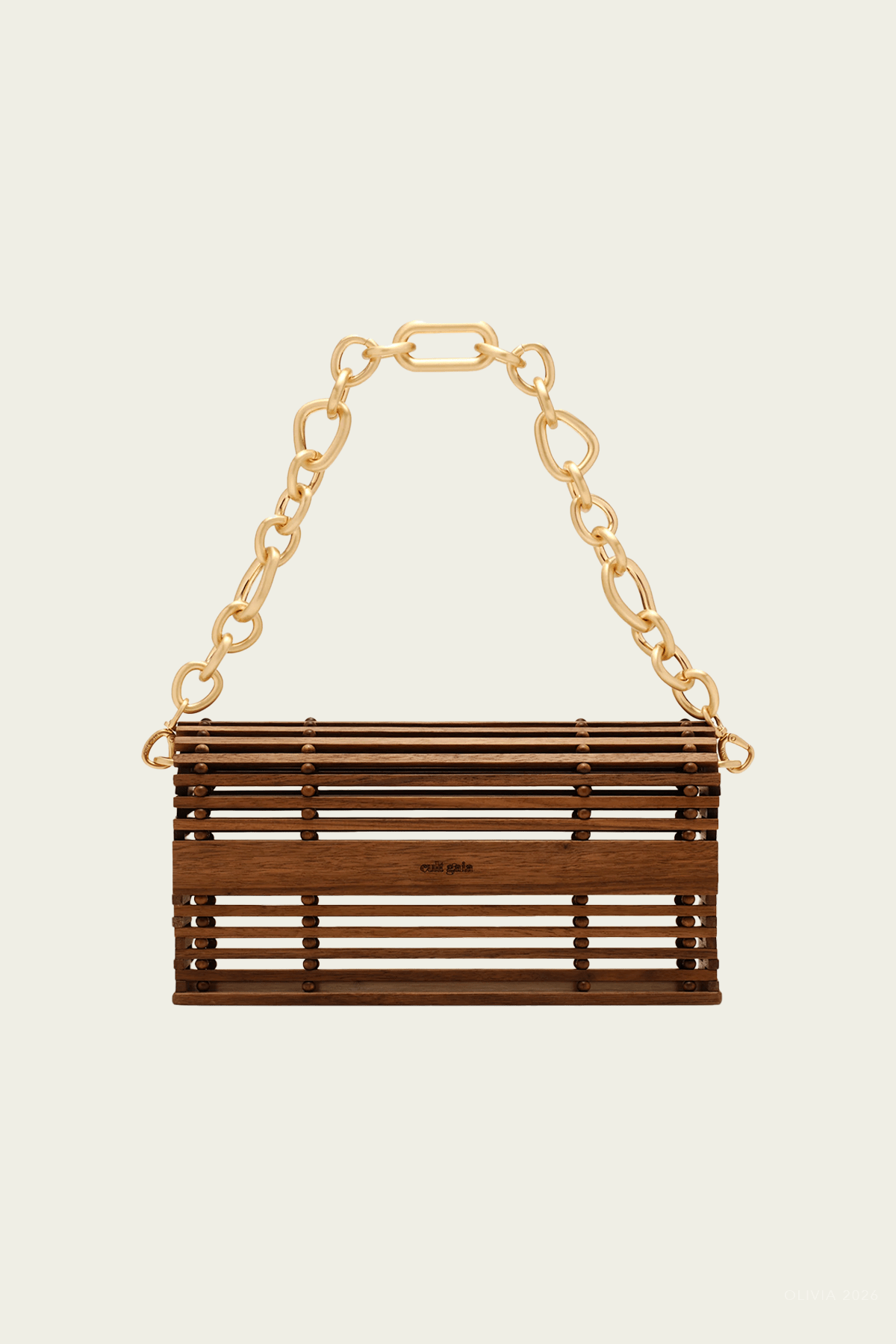 Sylva Shoulder Bag in Walnut - shop-olivia.com