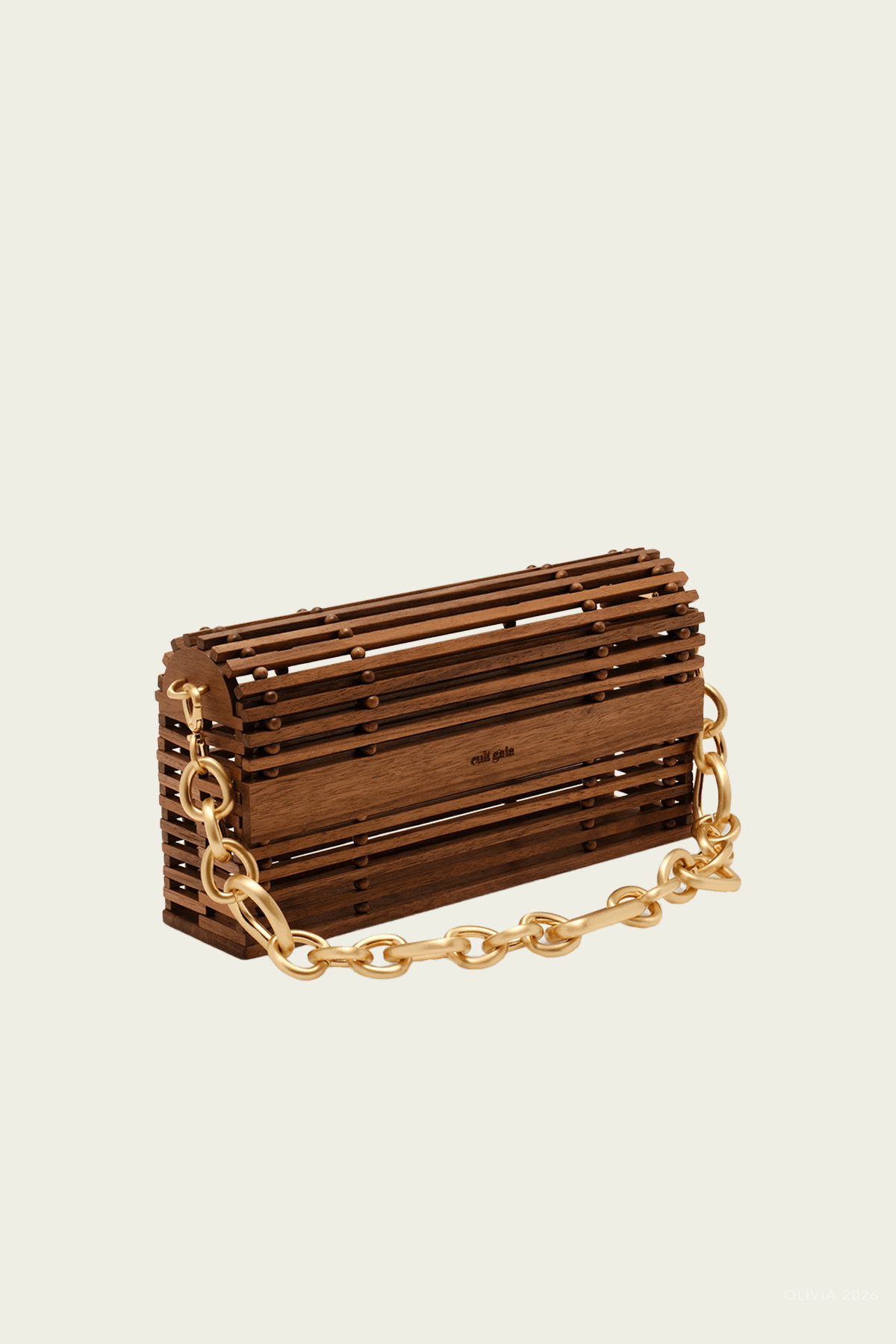 Sylva Shoulder Bag in Walnut - shop-olivia.com