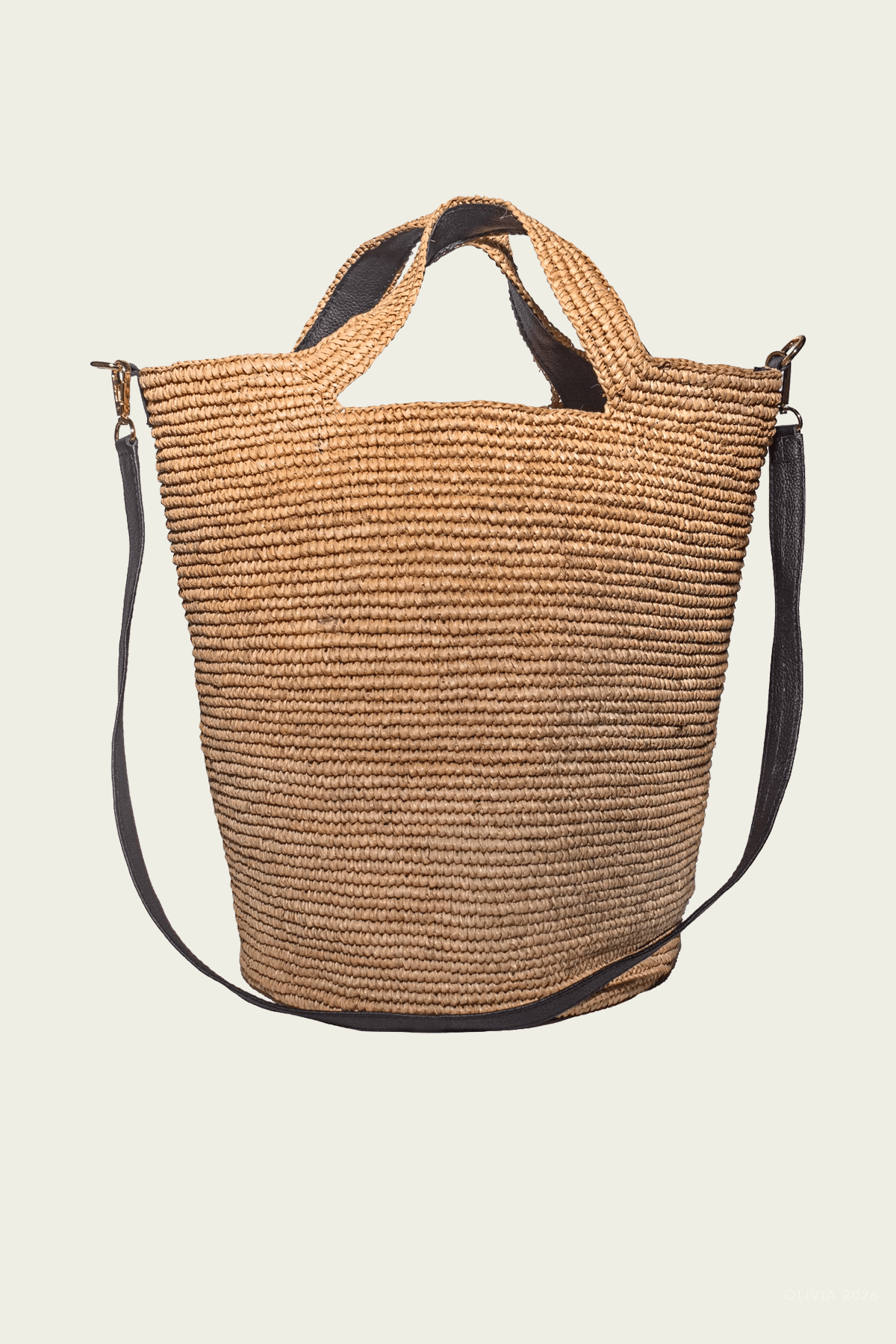 Tall Bag with Leather Strap - shop-olivia.com