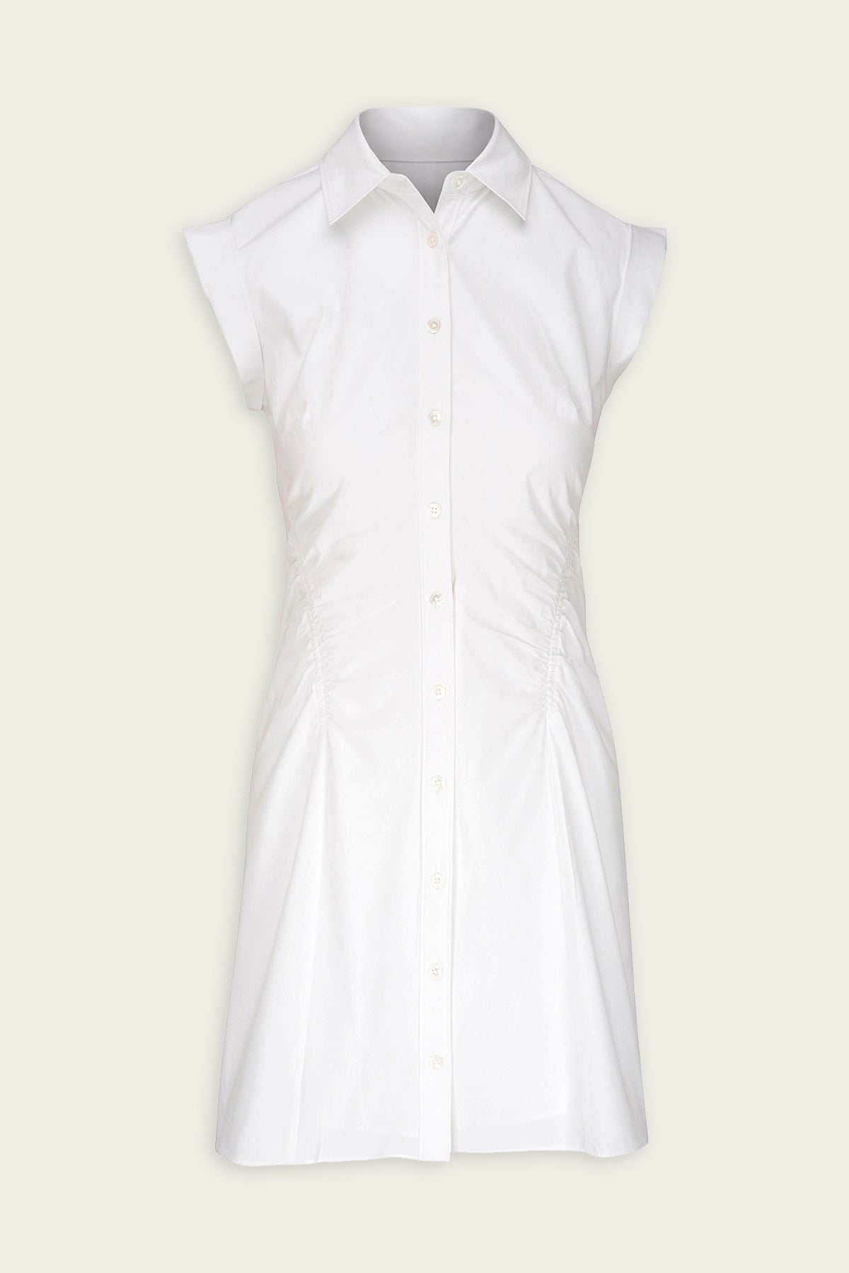 Talulah Shirt Dress in White - shop-olivia.com