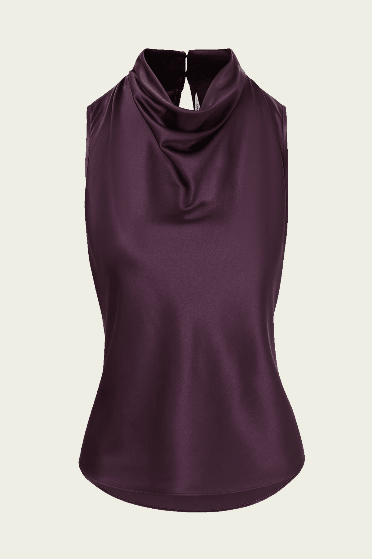 Tam Sleeveless Blouse in Dark Eggplant - shop-olivia.com