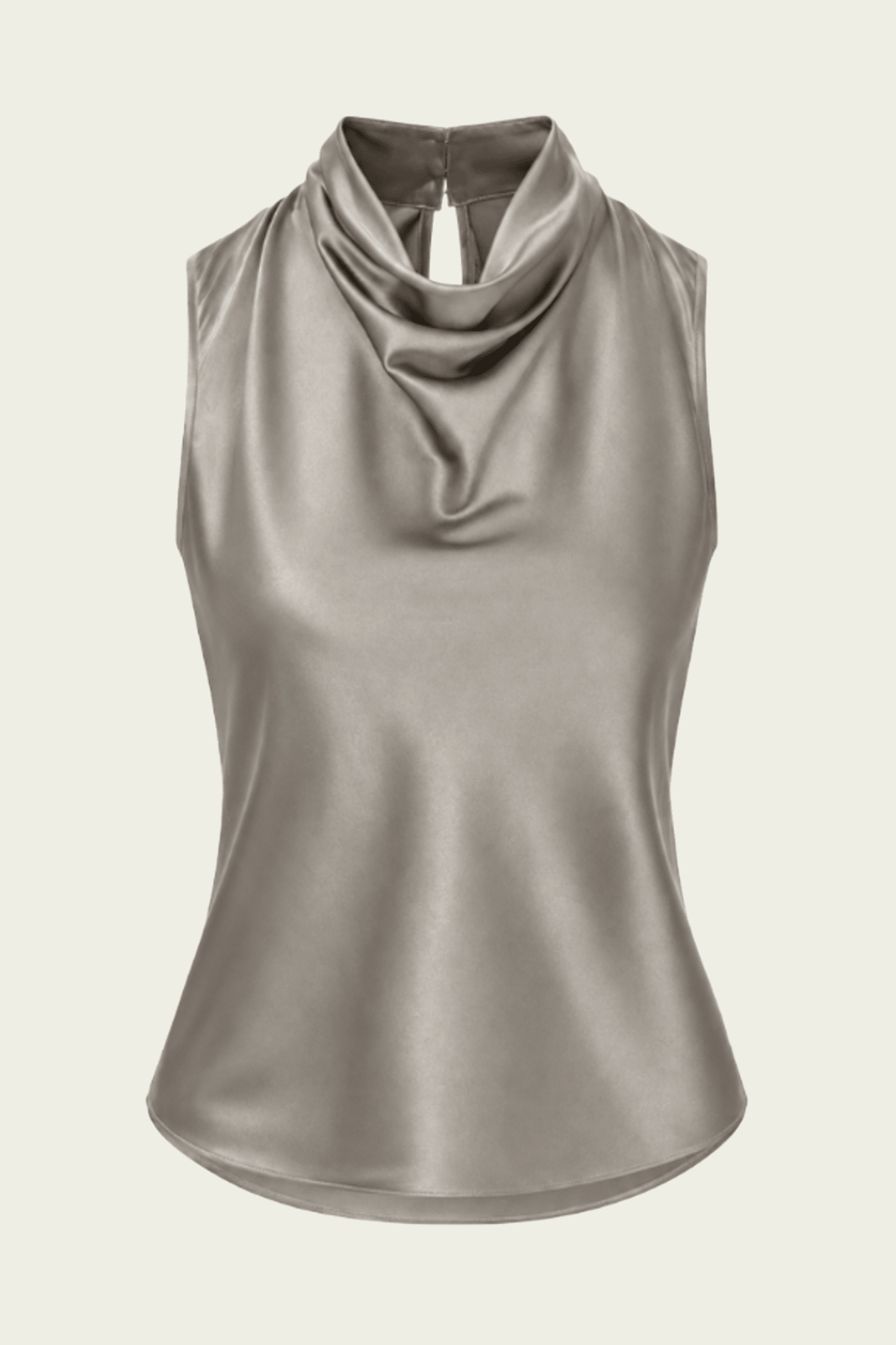 Tam Sleeveless Blouse in Pewter - shop-olivia.com