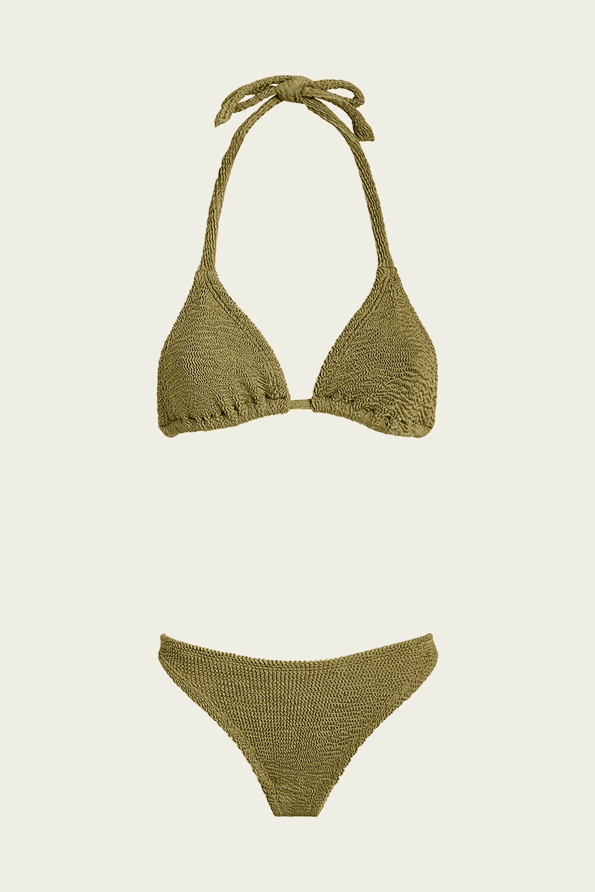 Tammy Bikini Set in Metallic Moss - shop-olivia.com