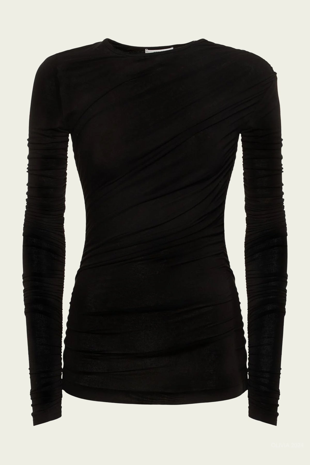 Tania Twist Tee in Black - shop - olivia.com