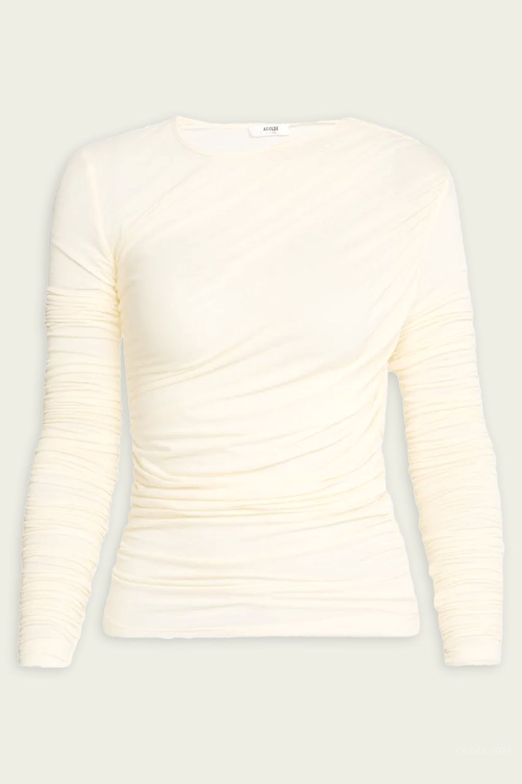 Tania Twist Tee OatMilk