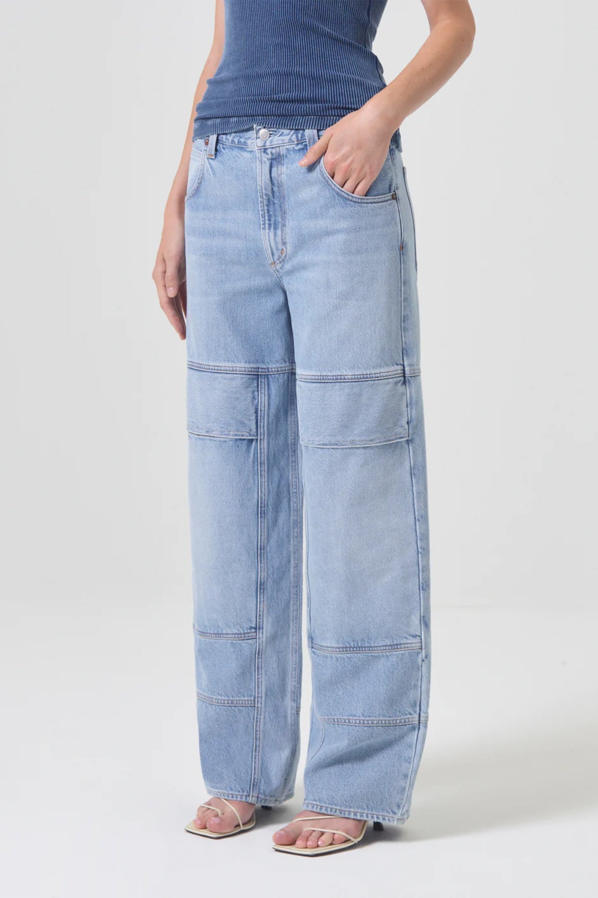 Tanis Utility Jean in Conflict - shop-olivia.com