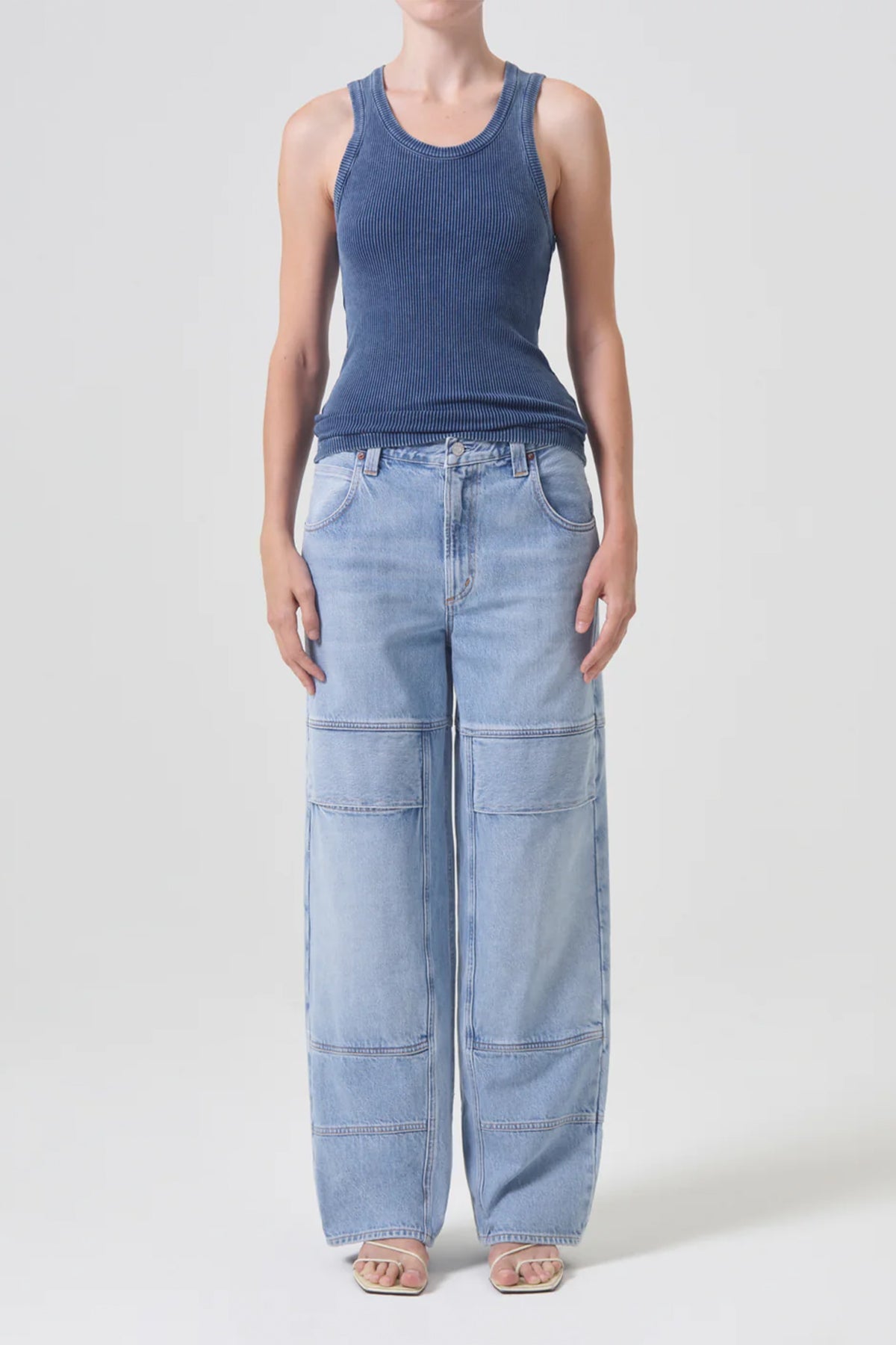Tanis Utility Jean in Conflict - shop-olivia.com