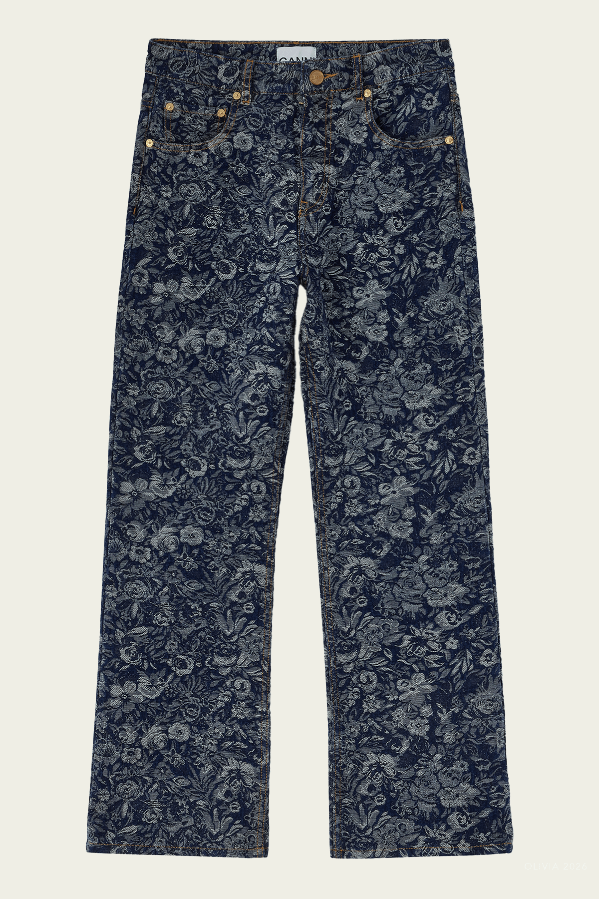 Tapestry Denim Betzy Cropped in Rinse - shop - olivia.com