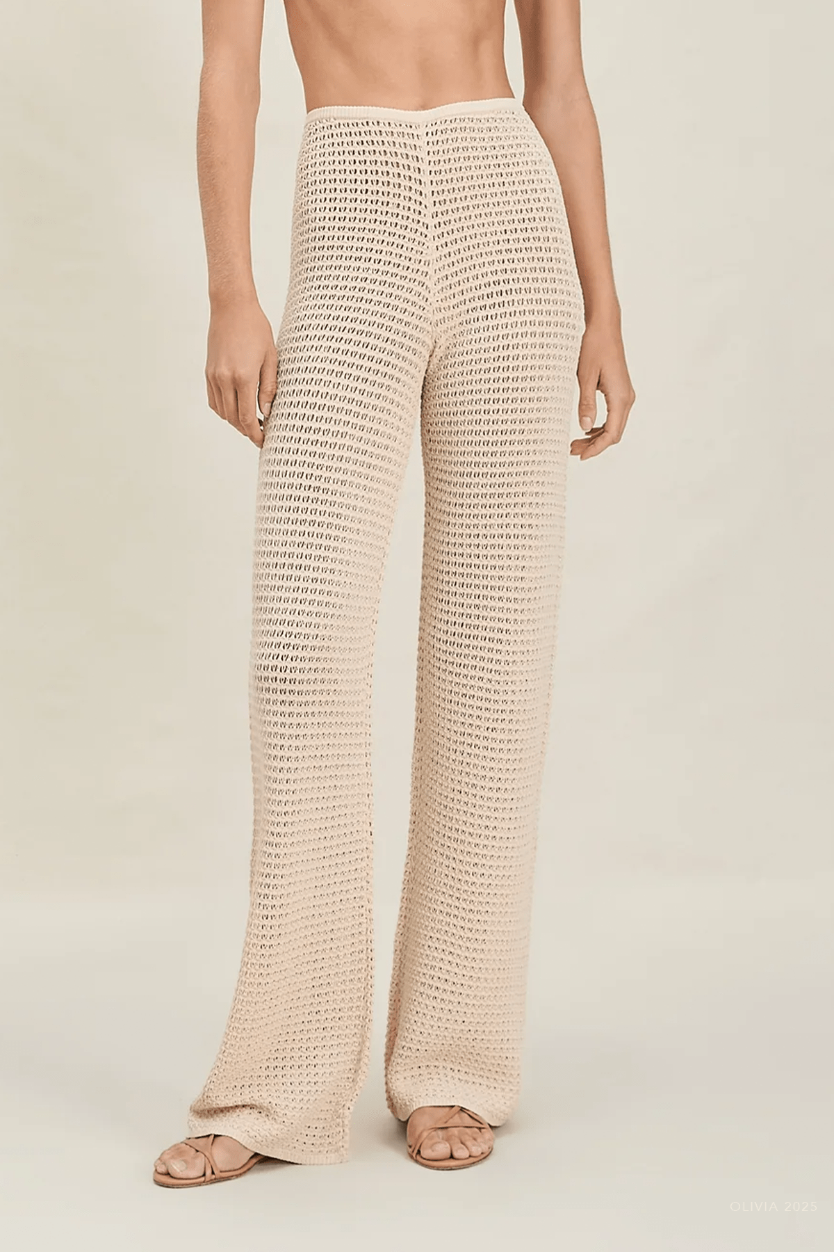 Tara Pant in Tan - shop - olivia.com