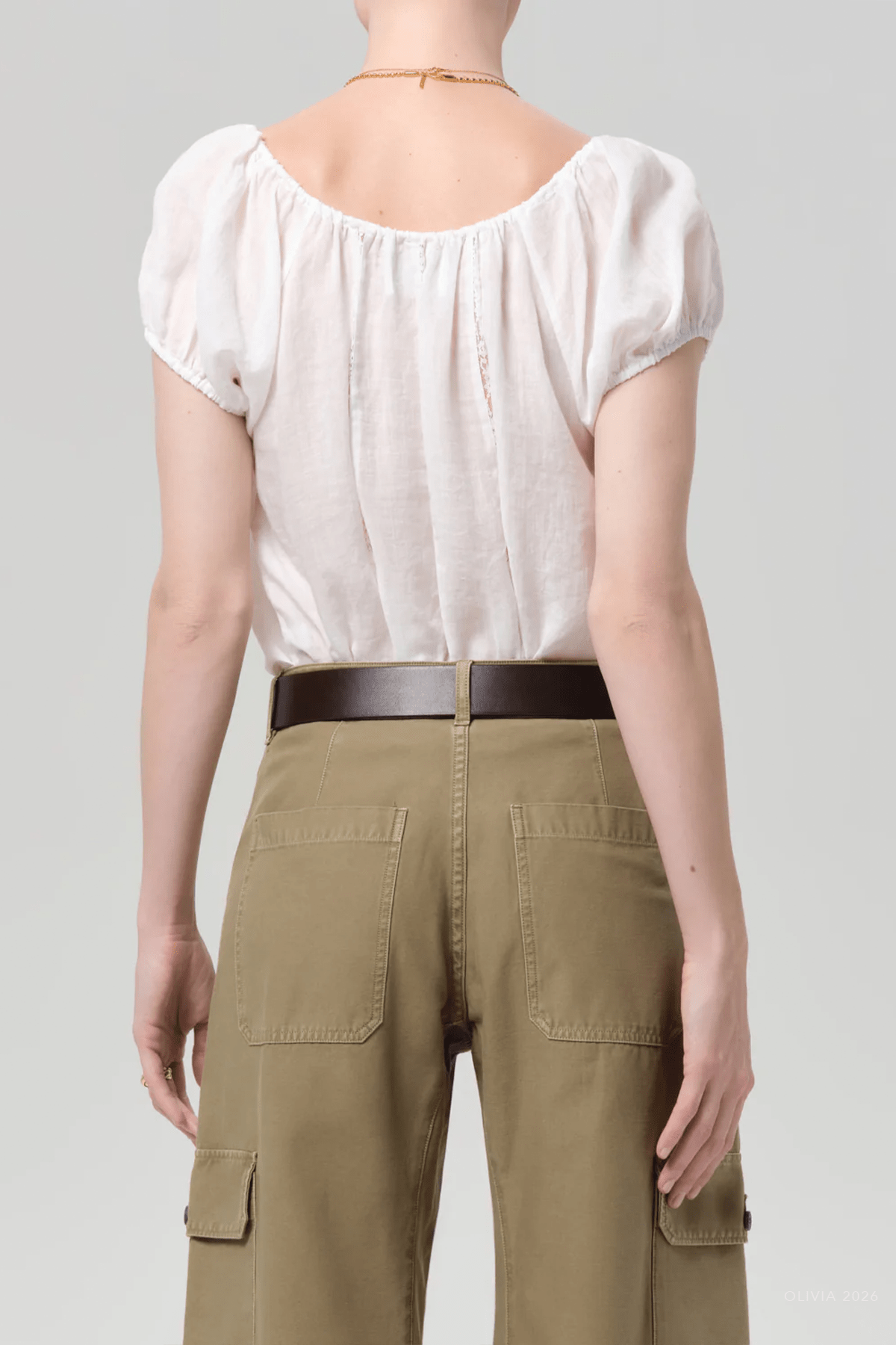 Tatev Top in White - shop - olivia.com