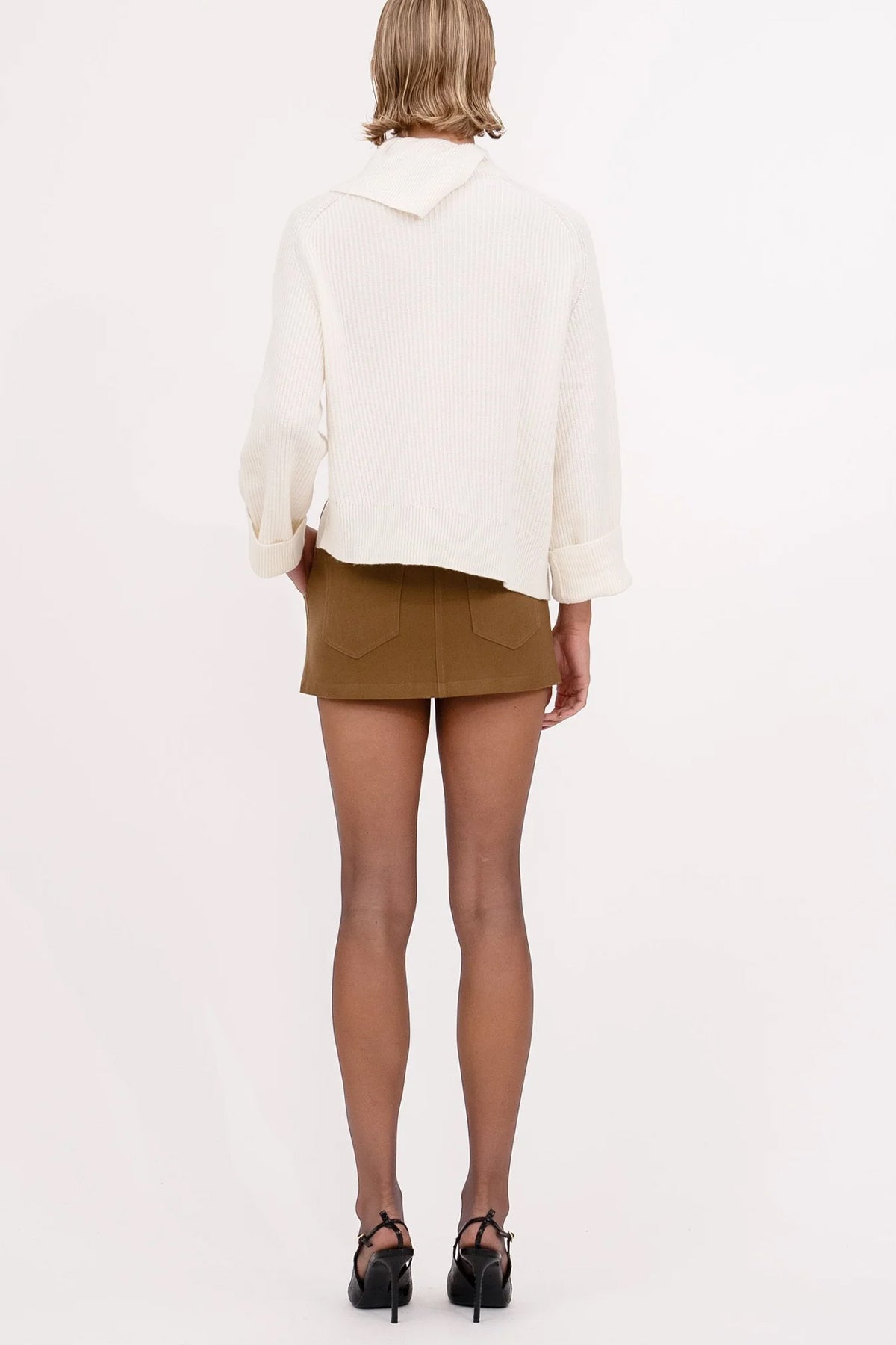 Tatum Skirt in Bronze - shop - olivia.com