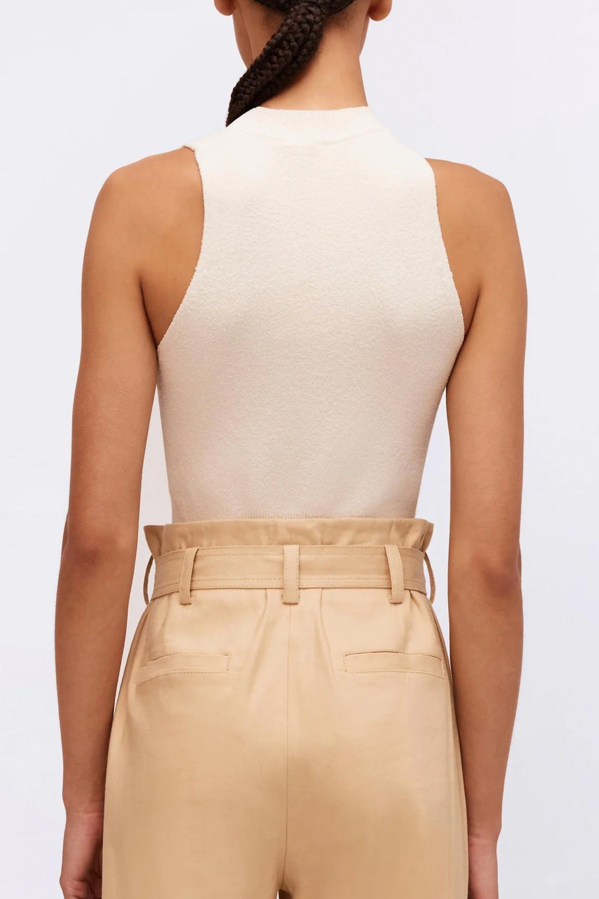 Tatyana Crewneck Top in Ivory - shop - olivia.com