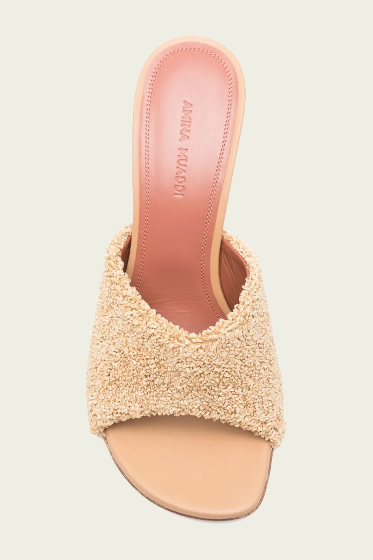 Taylor Raffia Slipper 90 in Beige - shop - olivia.com