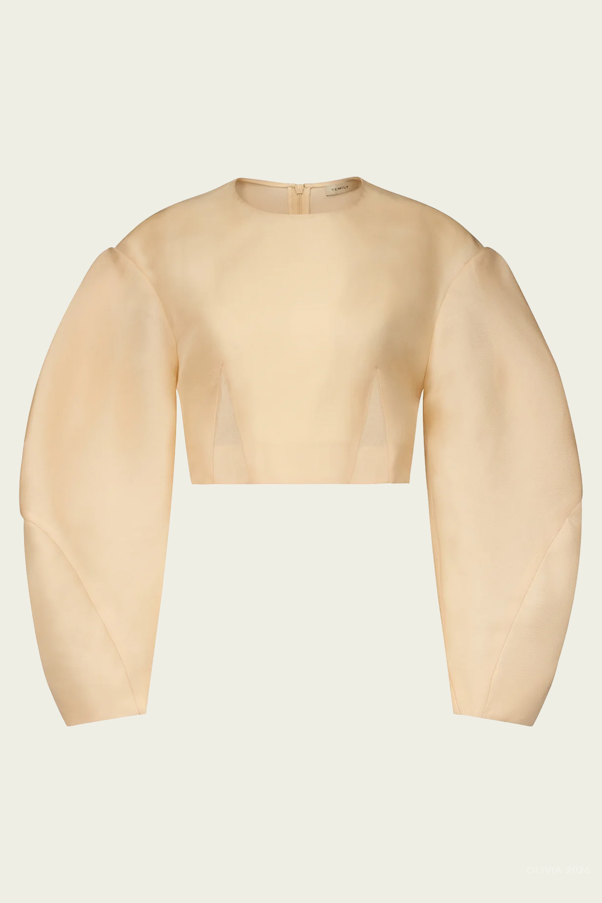 Power Puff Crop in Bone