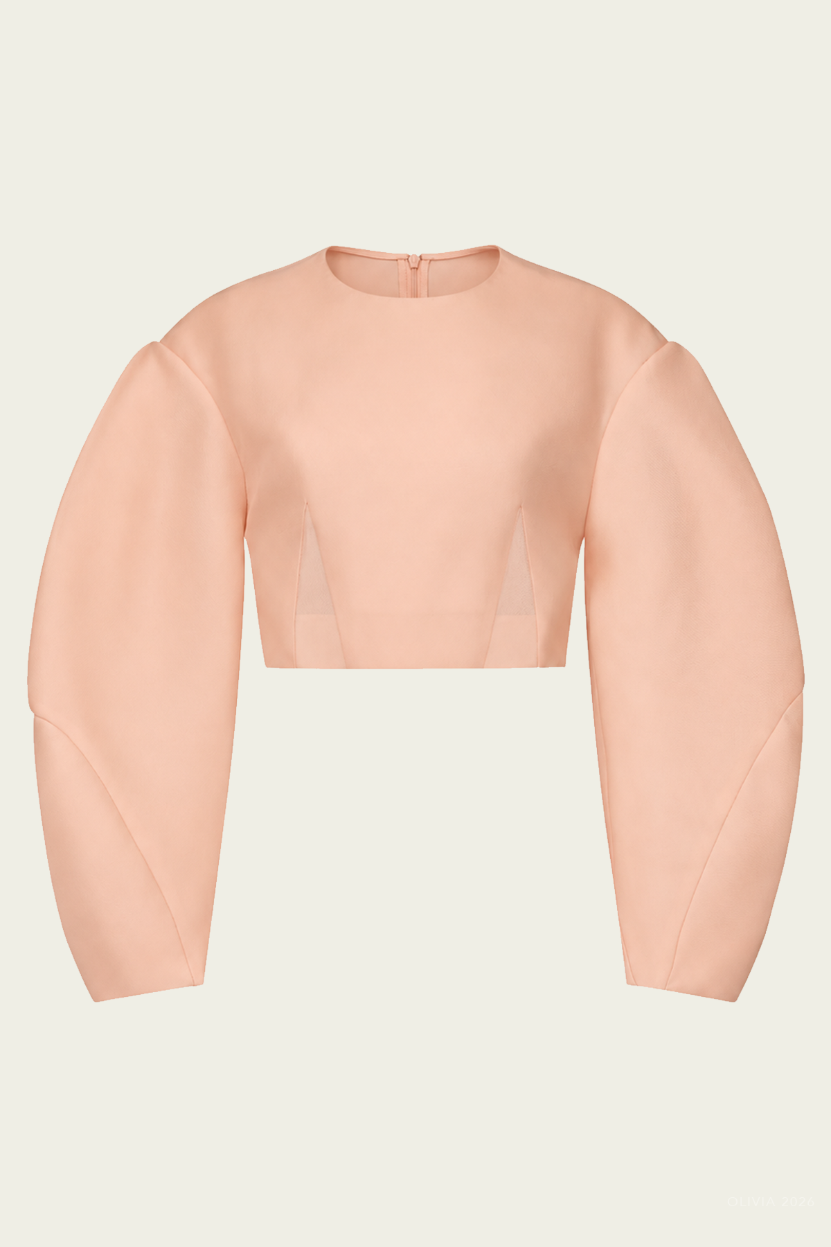 Power Puff Crop in Rose Quartz