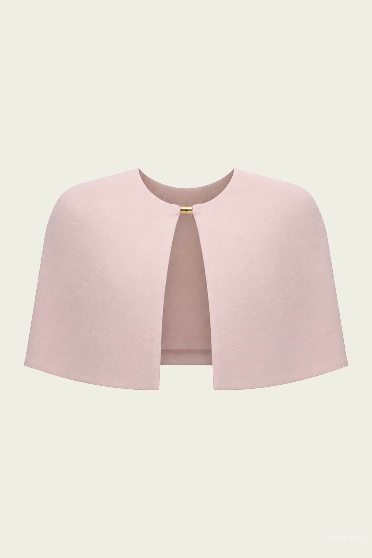 Cape Crop Top in Rose Quartz