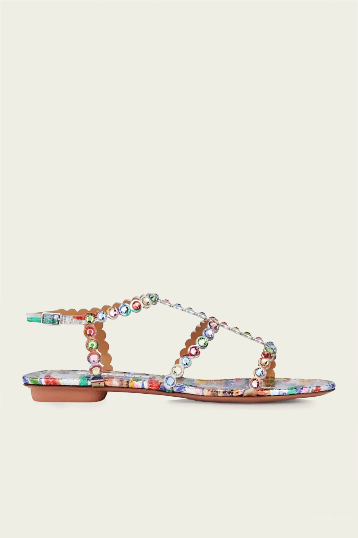 Tequila Sandal Flat in Rainbow - shop - olivia.com