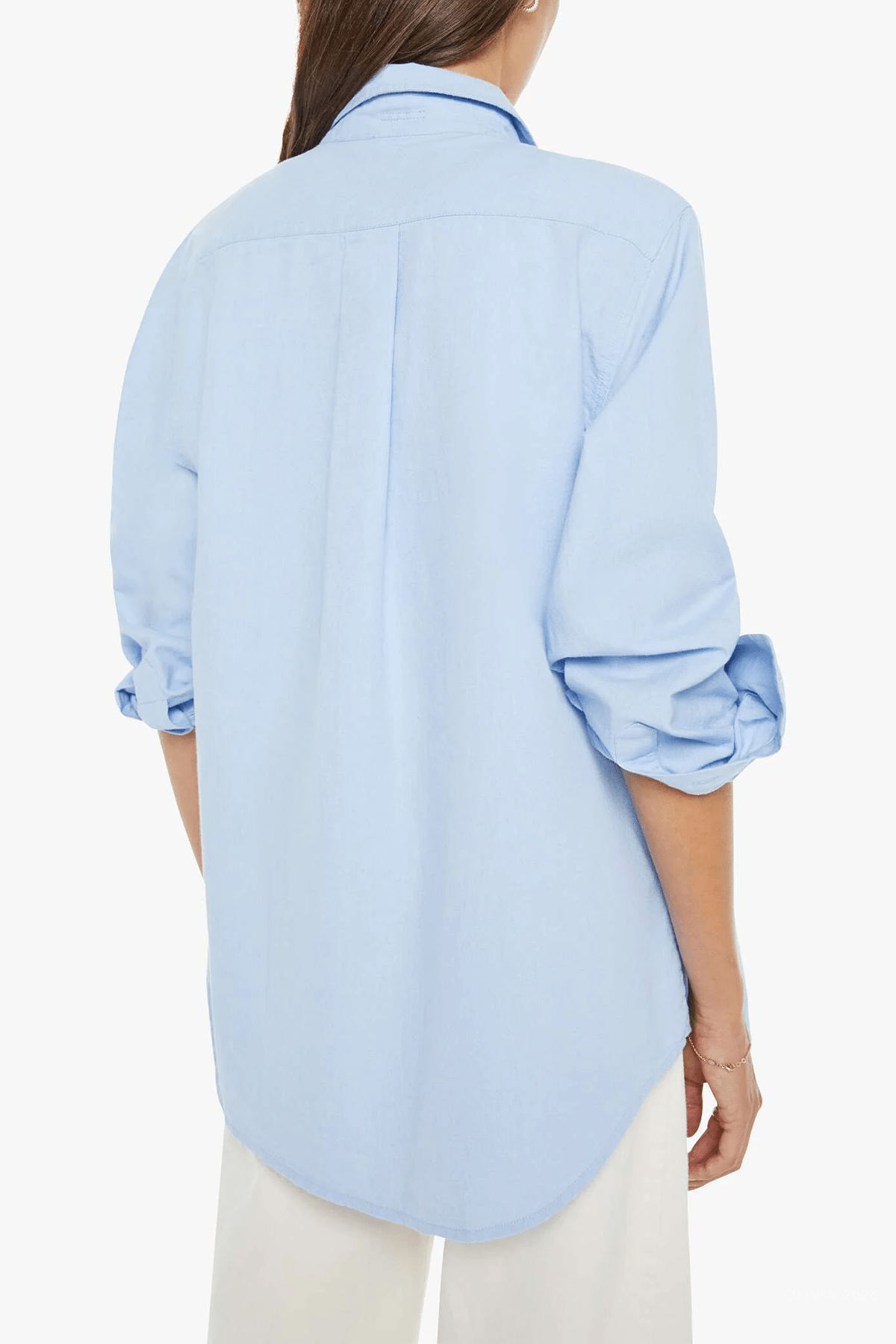 The Bestie Shirt in Light Blue - shop-olivia.com