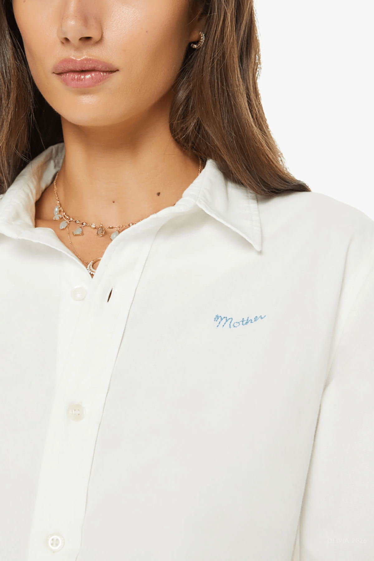 The Bestie Shirt in White - shop-olivia.com